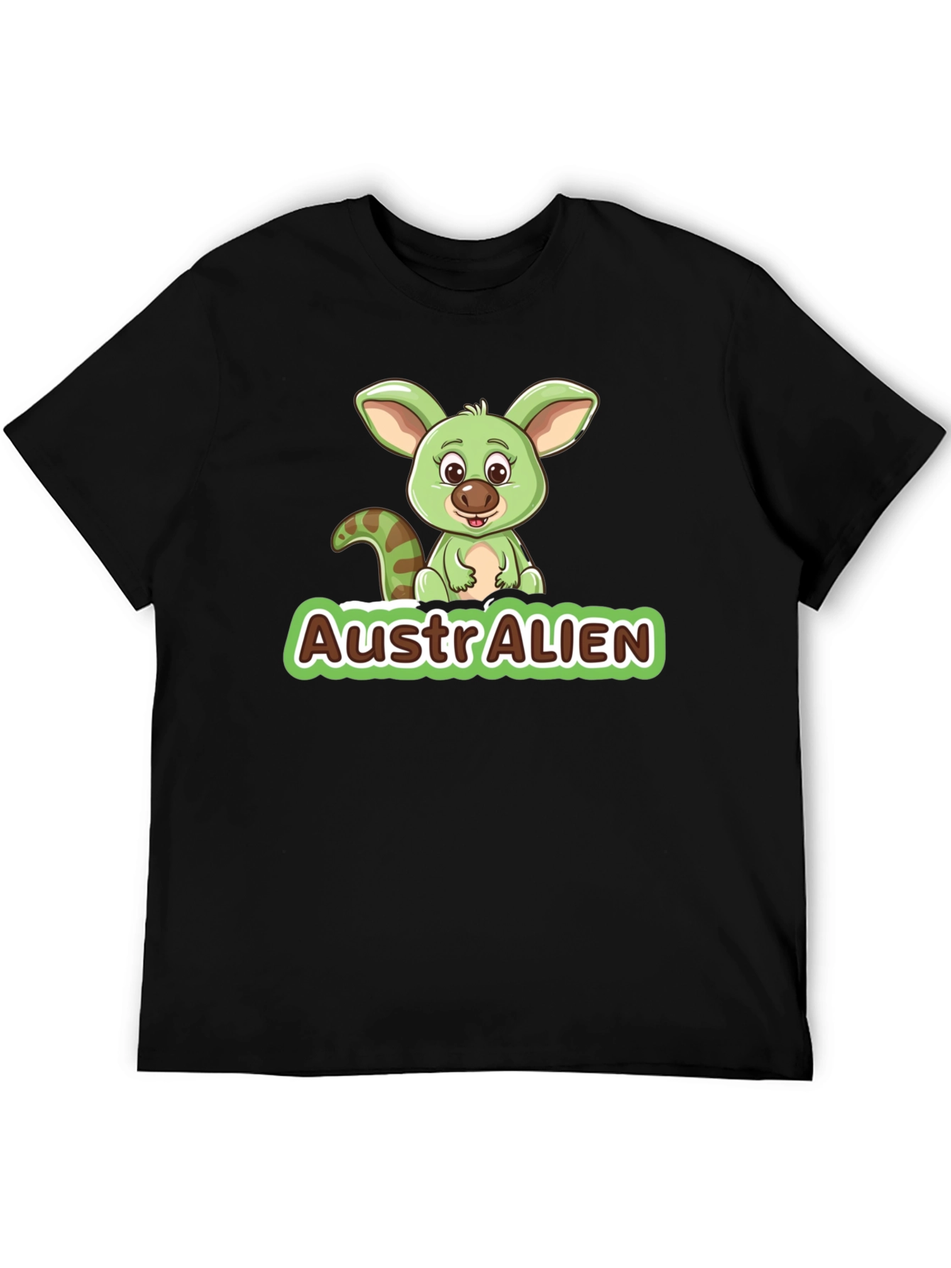 AustrAlien Graphic Tee - Cute Alien T-Shirt