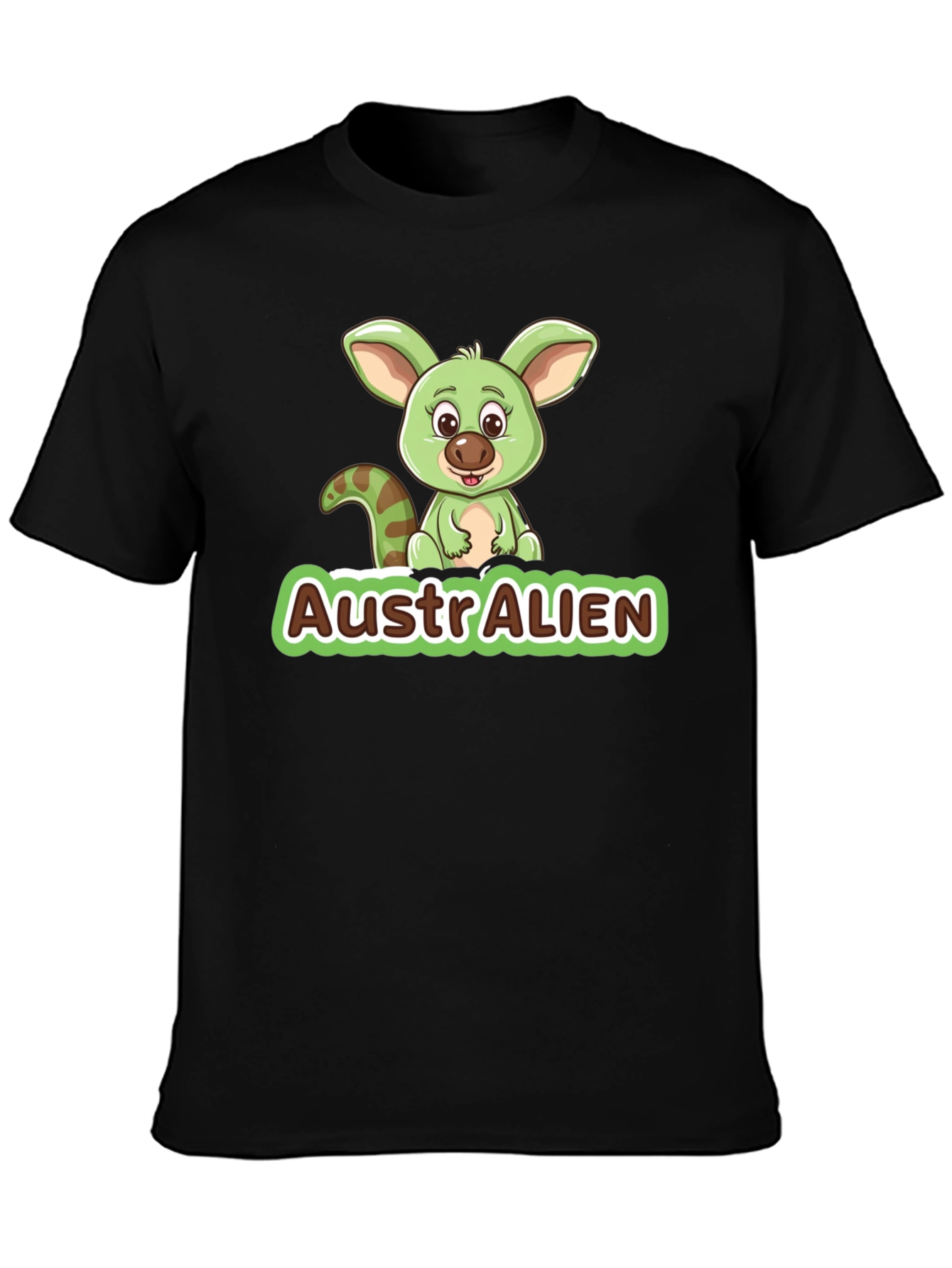 AustrAlien Graphic Tee - Cute Alien T-Shirt