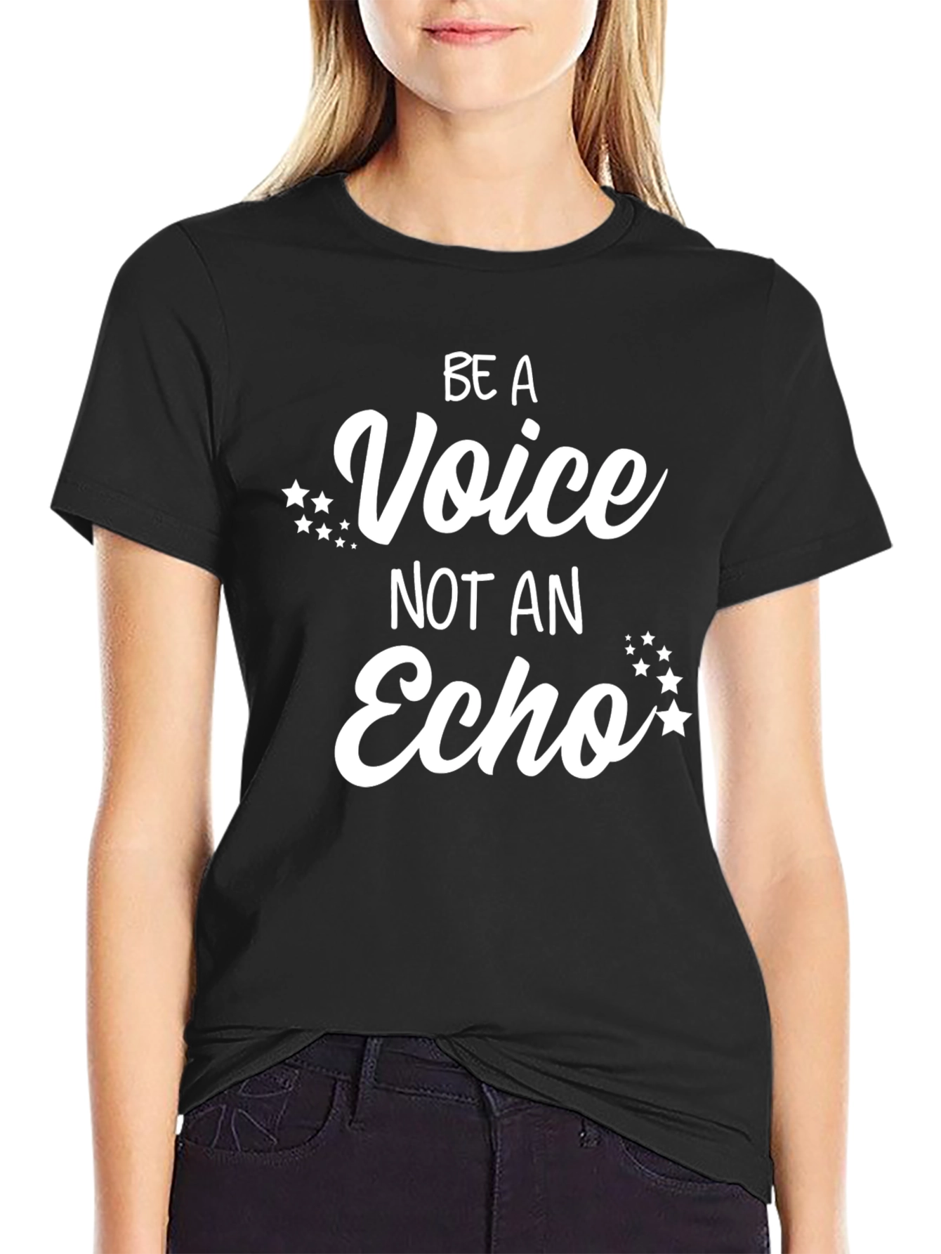 Be A Voice T-Shirt - Inspirational Graphic Tee