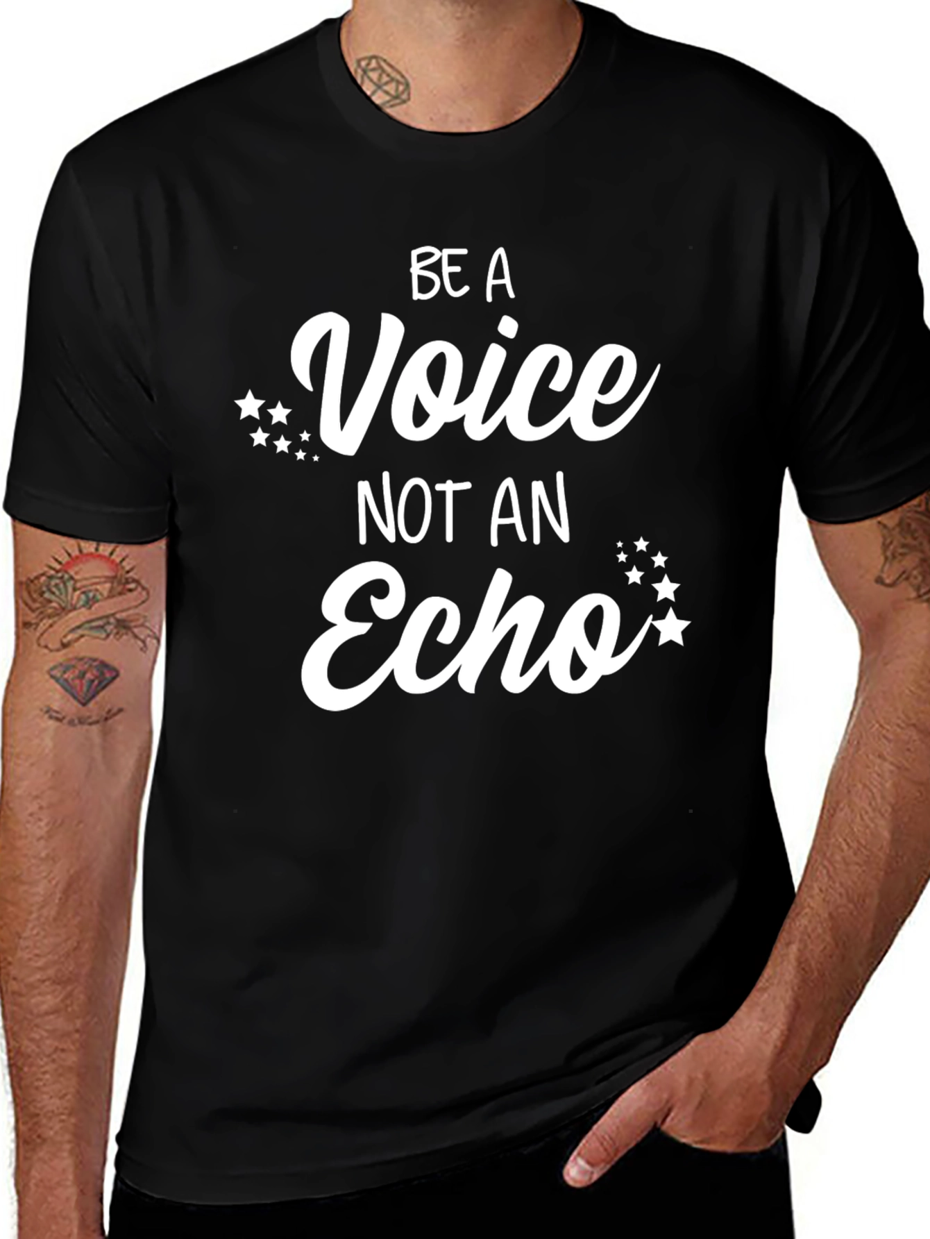Be A Voice T-Shirt - Inspirational Graphic Tee