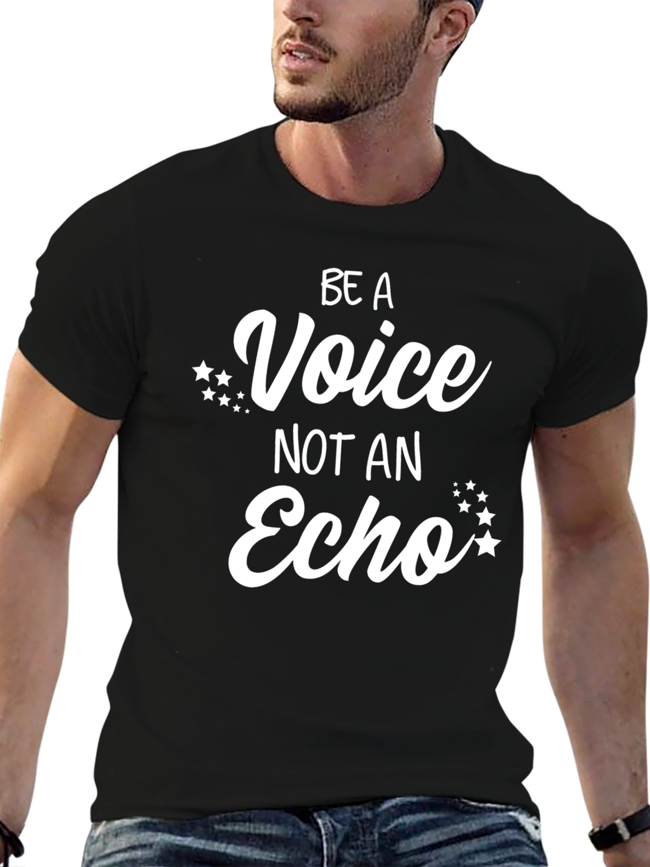 Be A Voice T-Shirt - Inspirational Graphic Tee