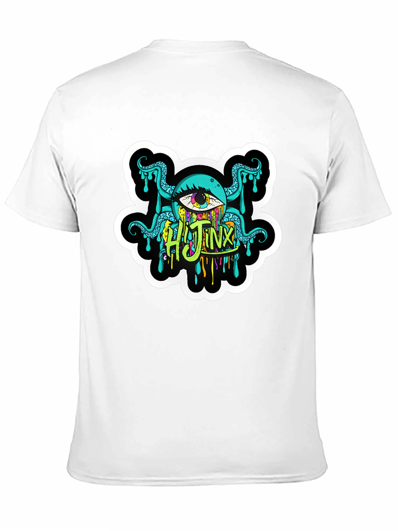 Mens Black Hijinx Graphic Tee - Unique Design