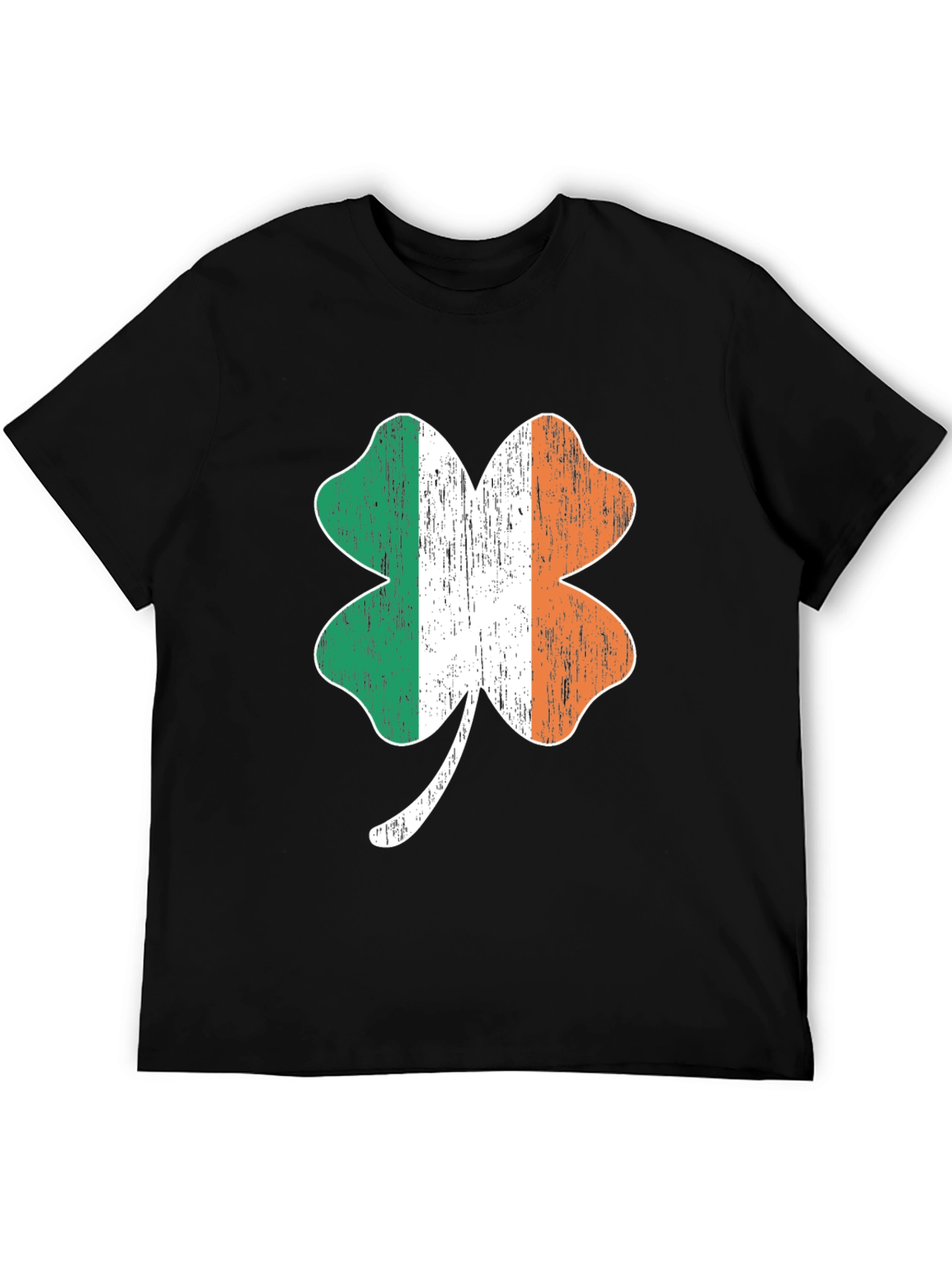 Irish Flag Shamrock Graphic Tee