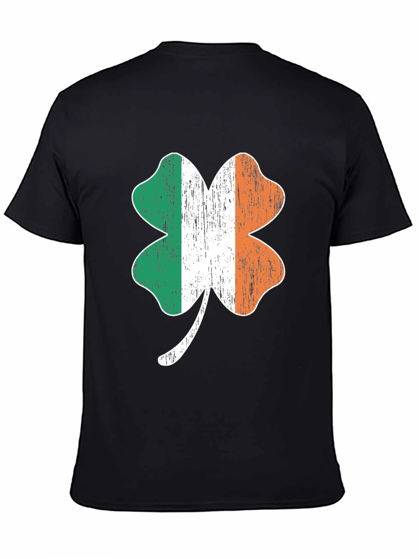 Irish Flag Shamrock Graphic Tee
