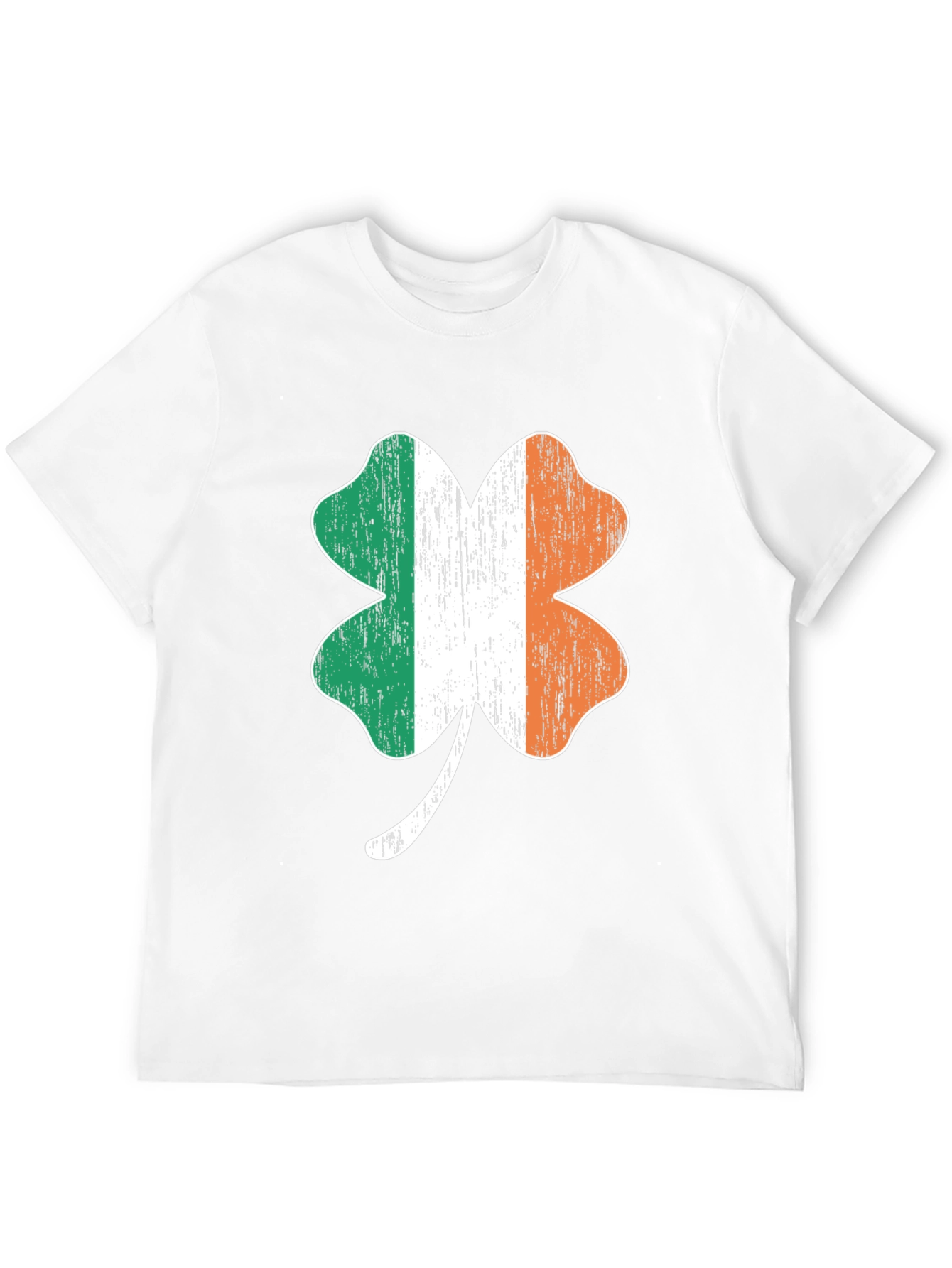 Irish Flag Shamrock Graphic Tee