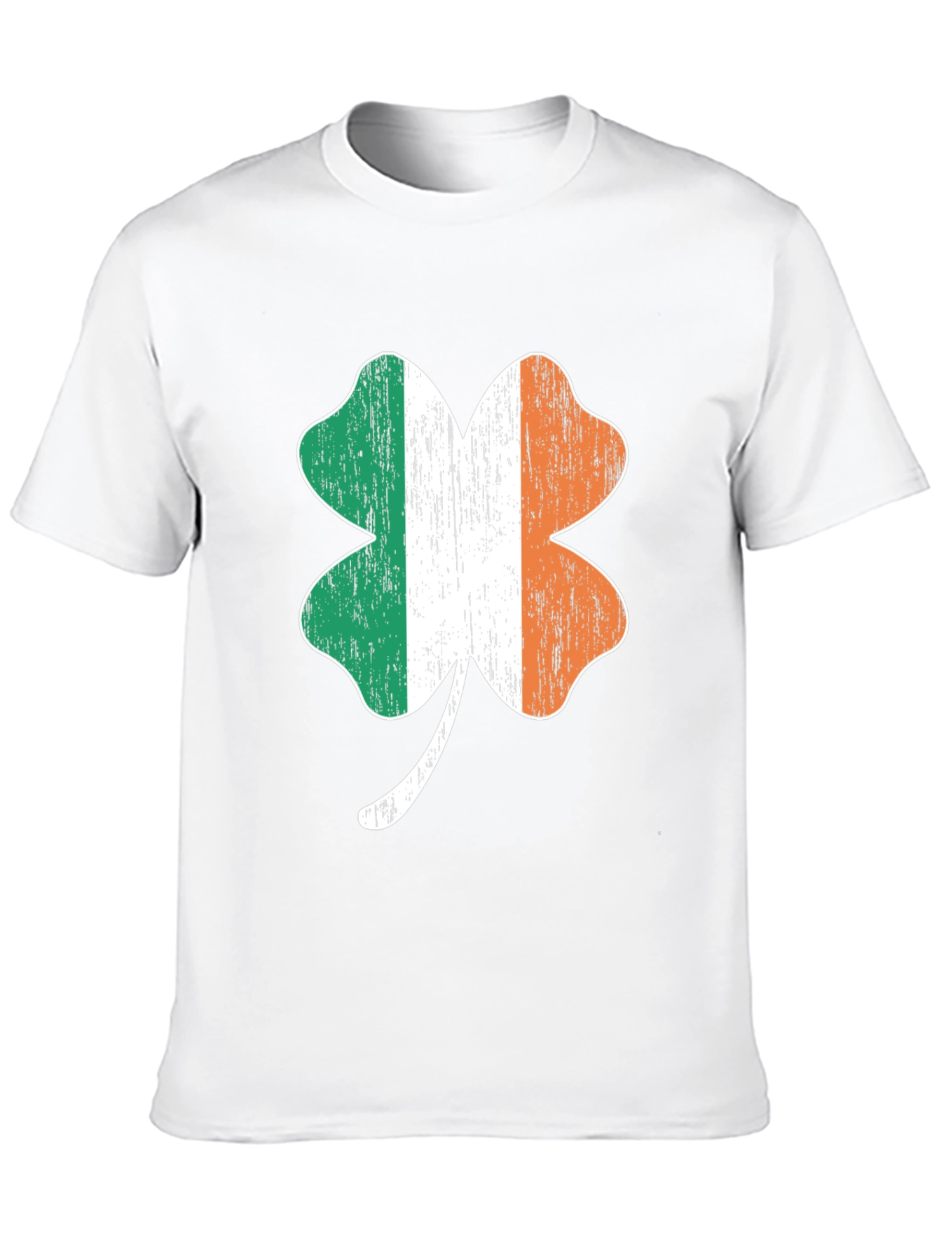 Irish Flag Shamrock Graphic Tee