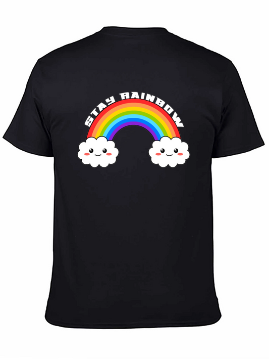 Stay Rainbow T-Shirt - Cute Graphic Tee