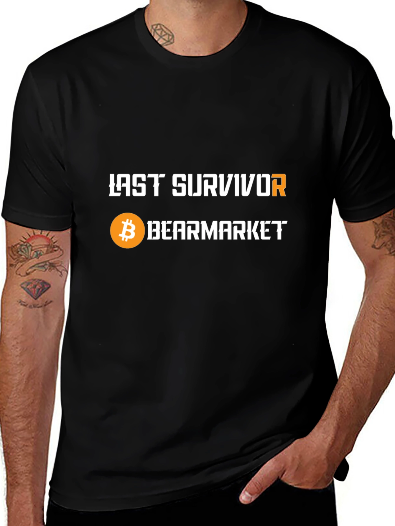 Last Survivor Bearmarket Bitcoin T-Shirt