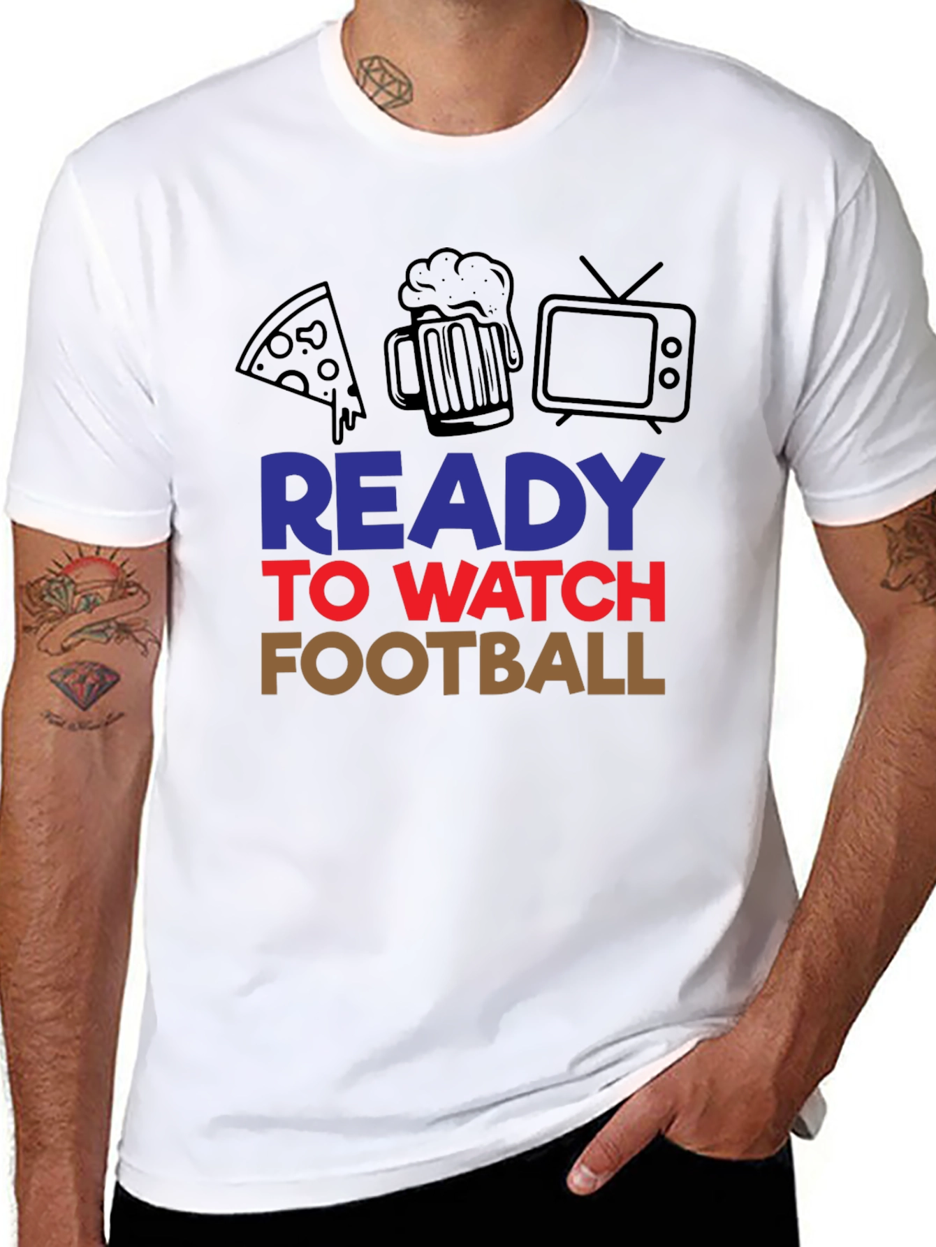 Ready to Watch Football T-Shirt