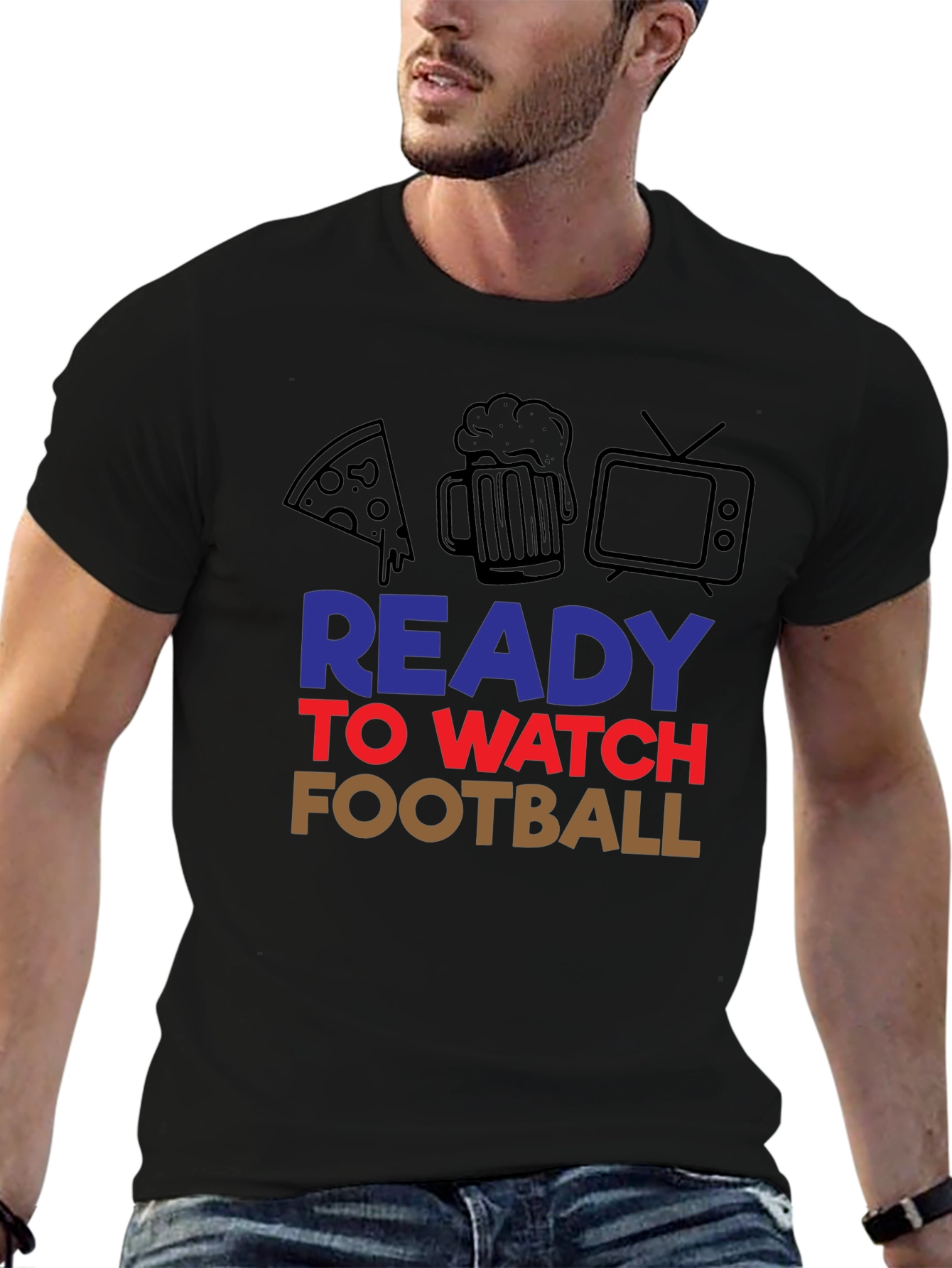 Ready to Watch Football T-Shirt