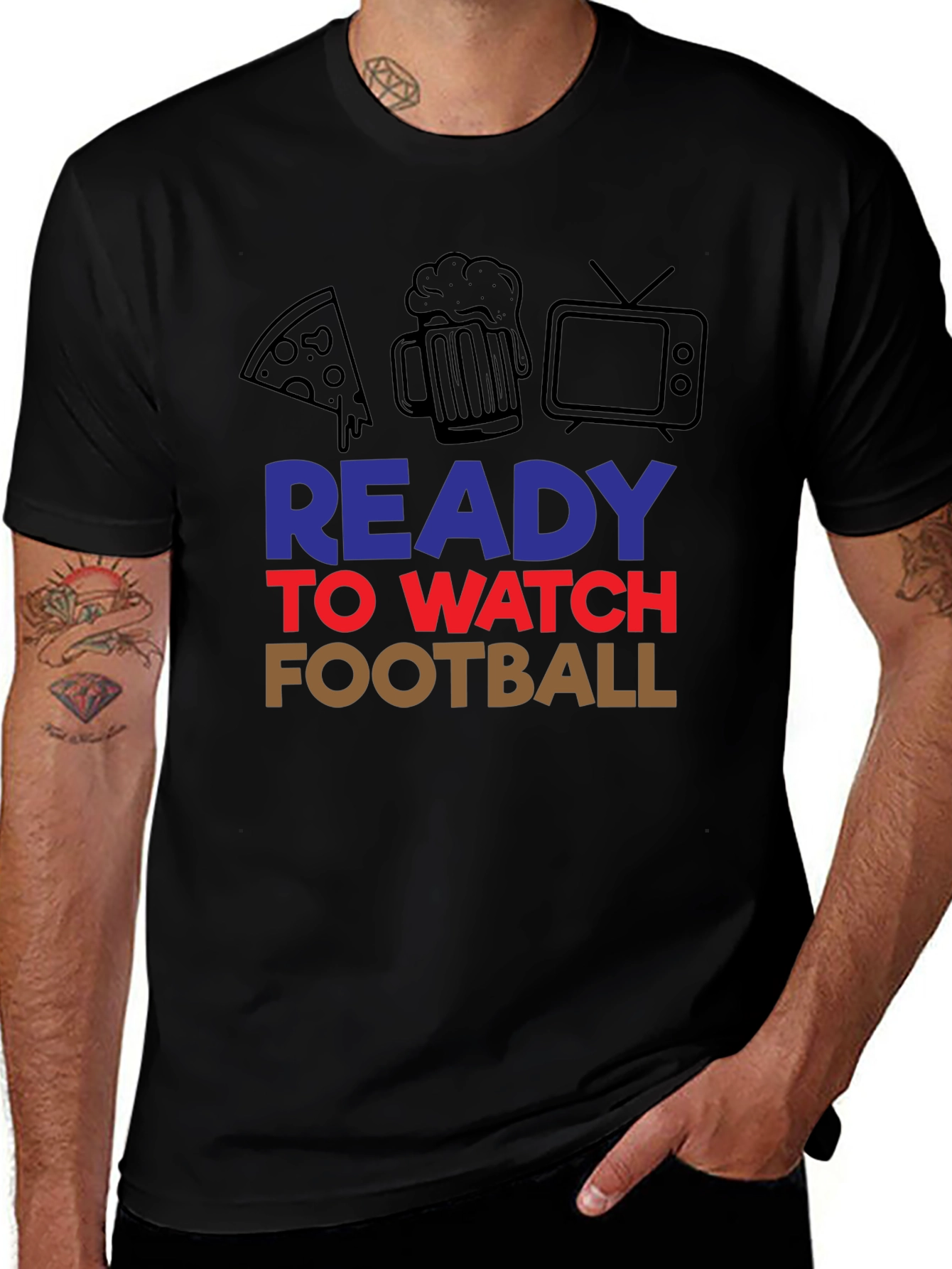 Ready to Watch Football T-Shirt