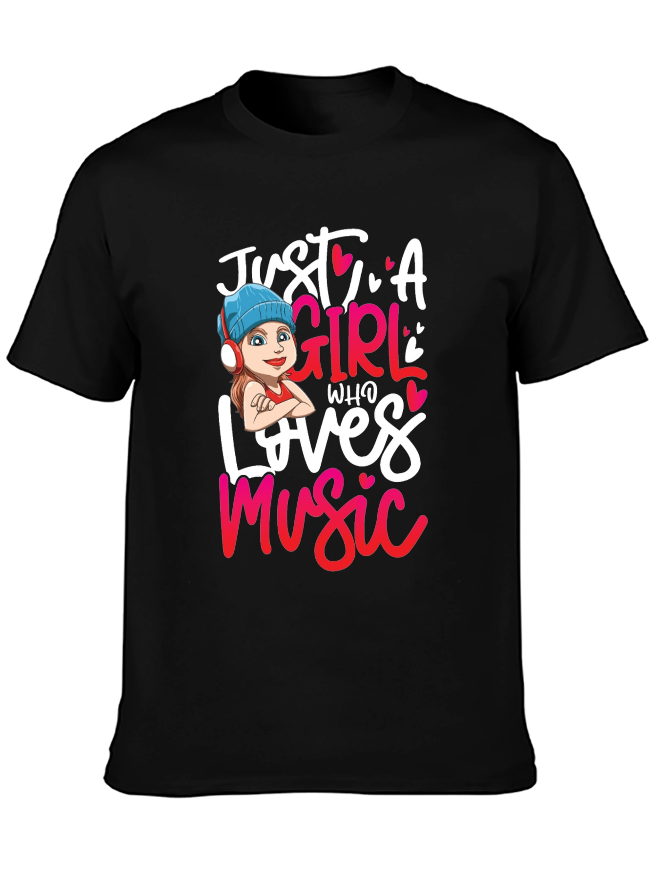Just A Girl Who Loves Music T-Shirt