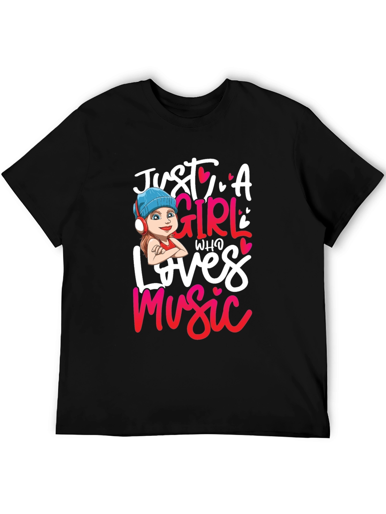 Just A Girl Who Loves Music T-Shirt