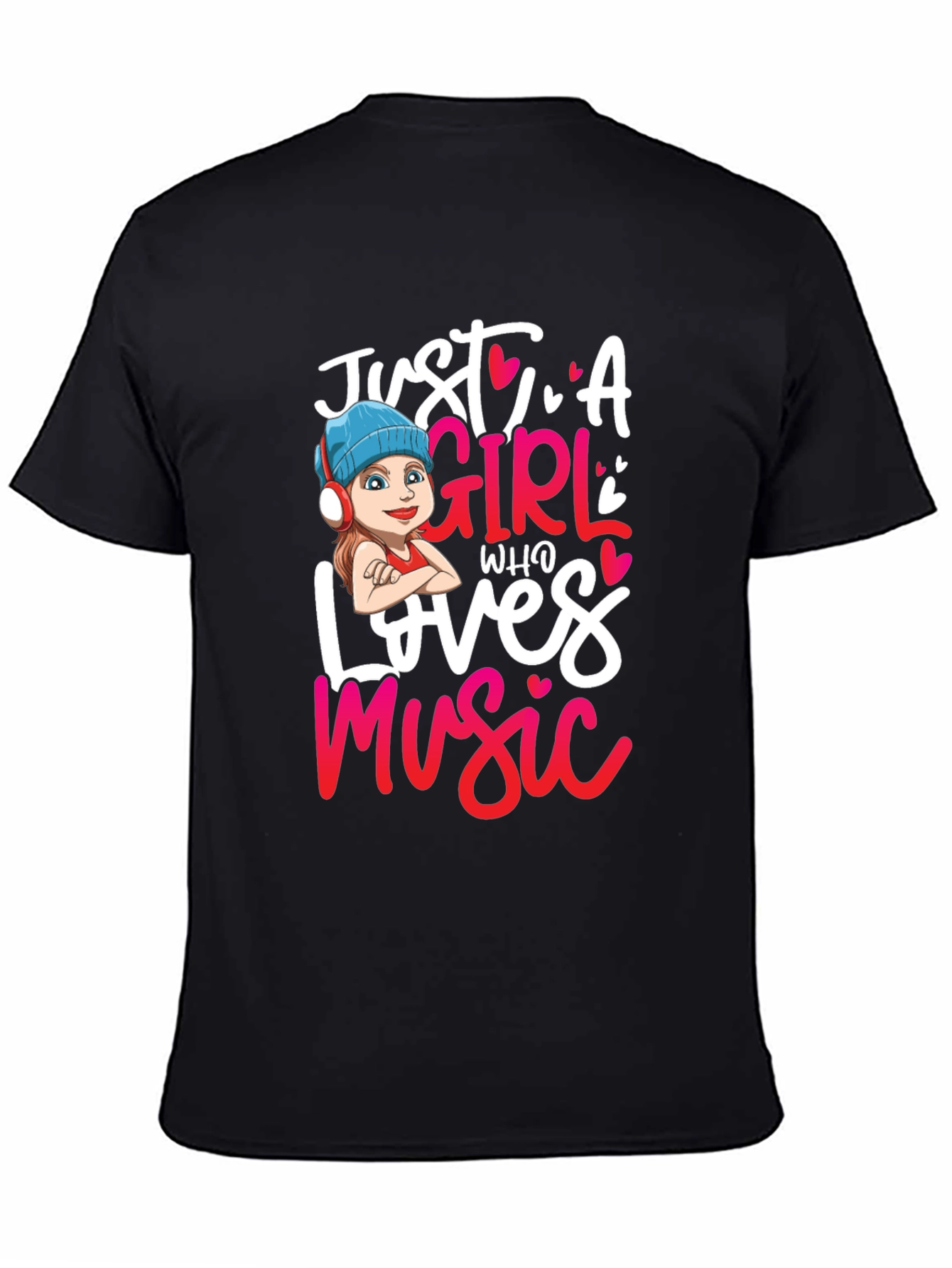 Just A Girl Who Loves Music T-Shirt