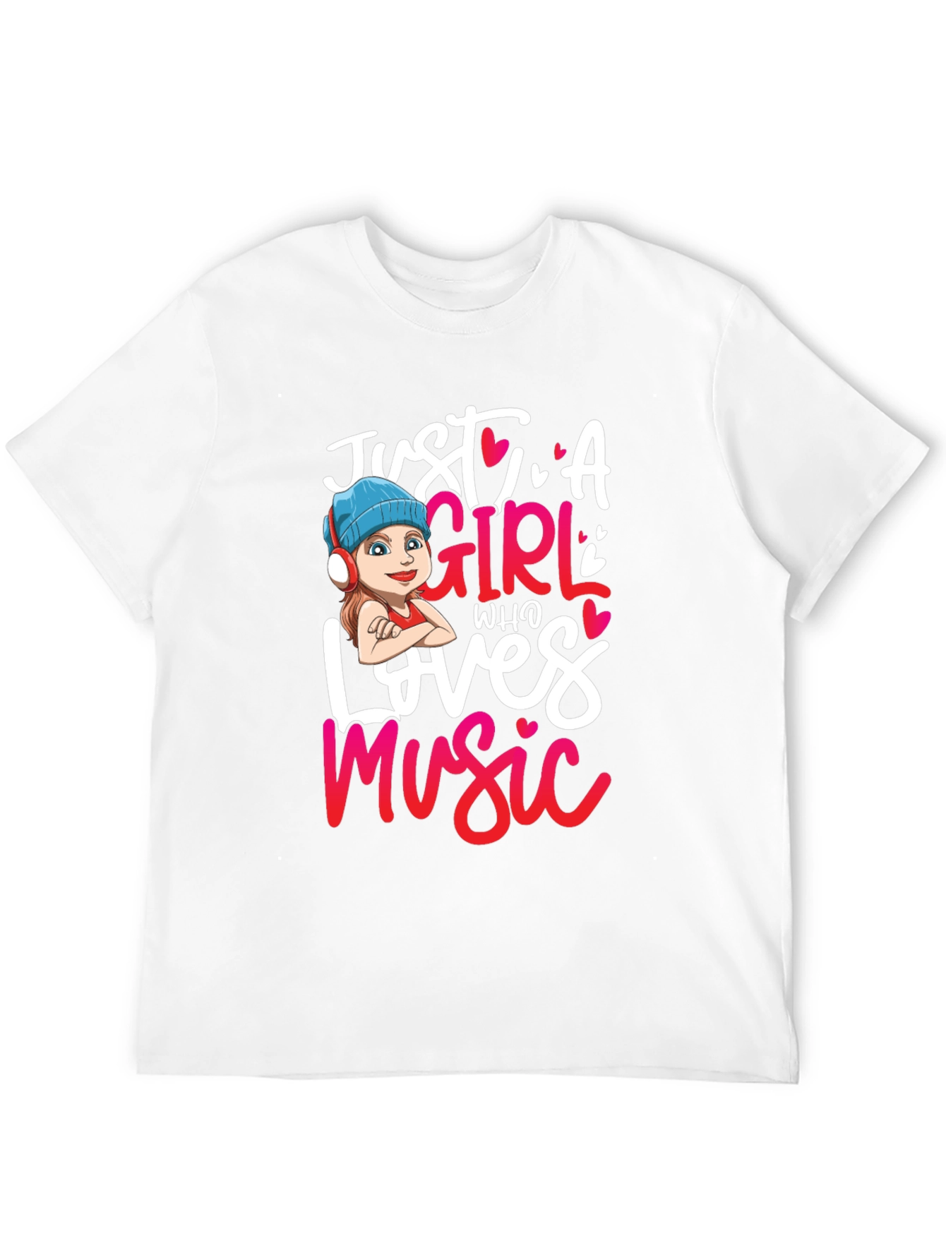 Just A Girl Who Loves Music T-Shirt
