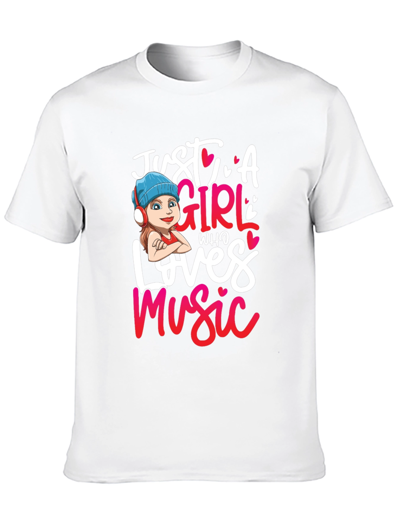 Just A Girl Who Loves Music T-Shirt