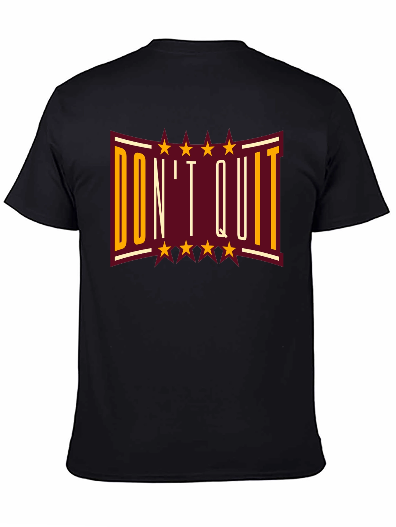 Dont Quit Graphic Print T-Shirt - Motivational Tee