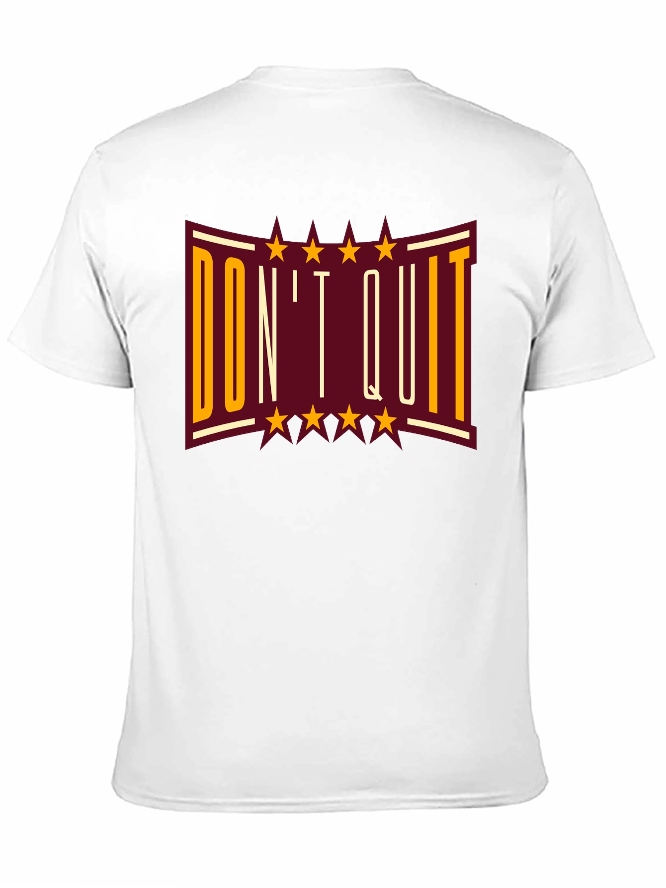 Dont Quit Graphic Print T-Shirt - Motivational Tee