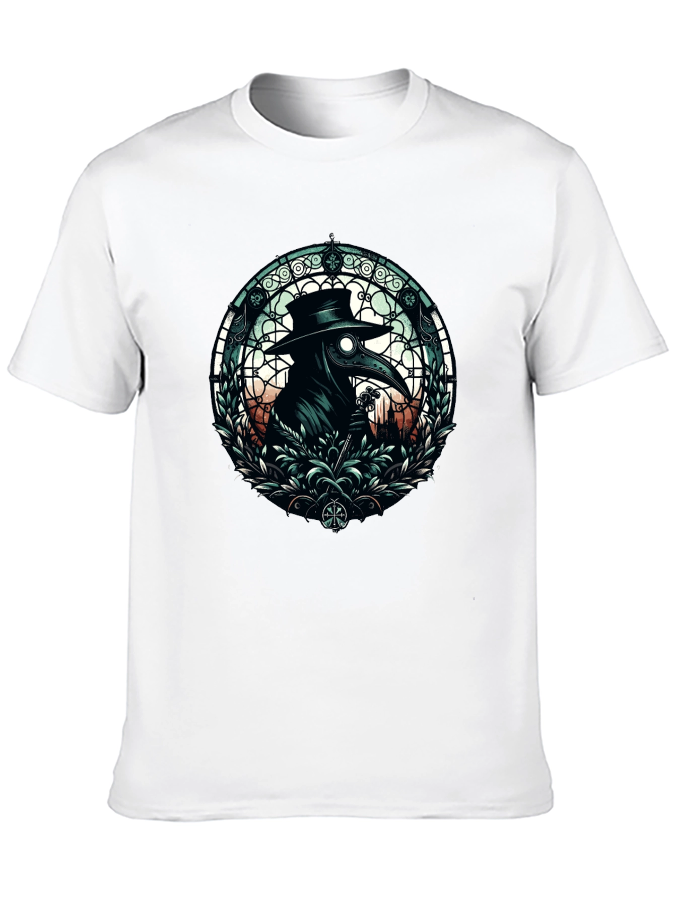 Plague Doctor T-Shirt - Gothic Style
