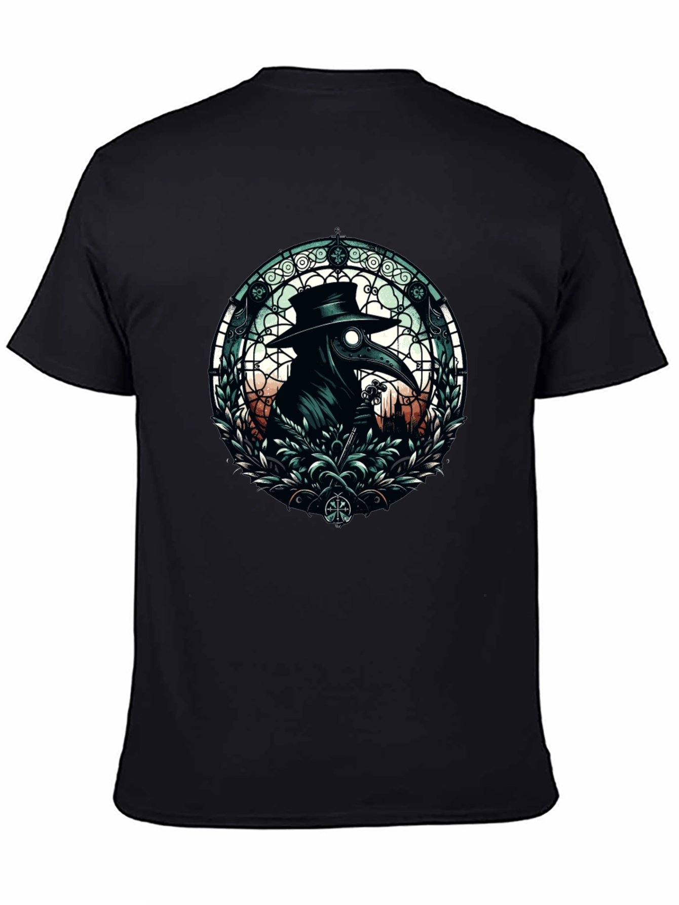 Plague Doctor T-Shirt - Gothic Style