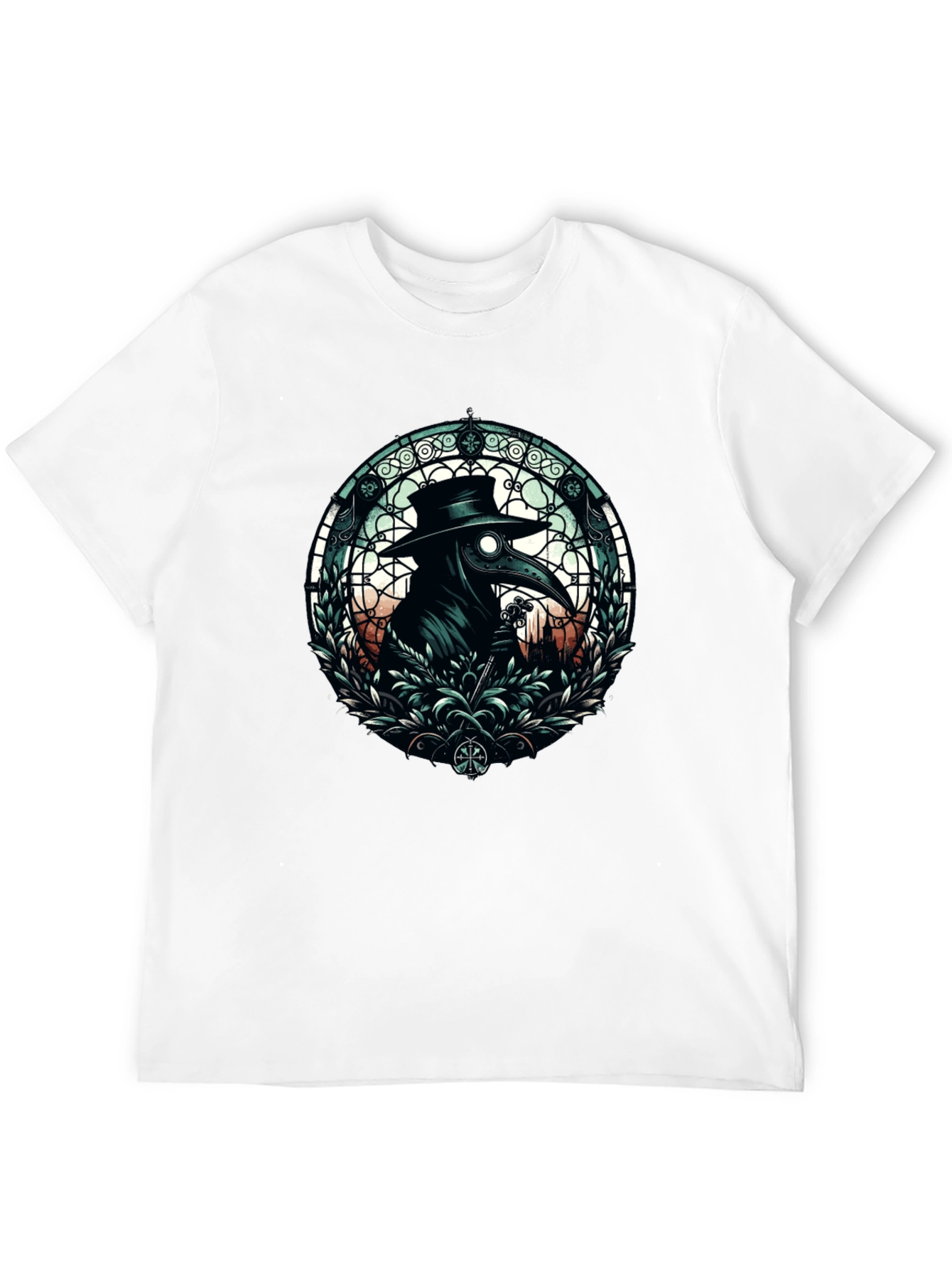 Plague Doctor T-Shirt - Gothic Style