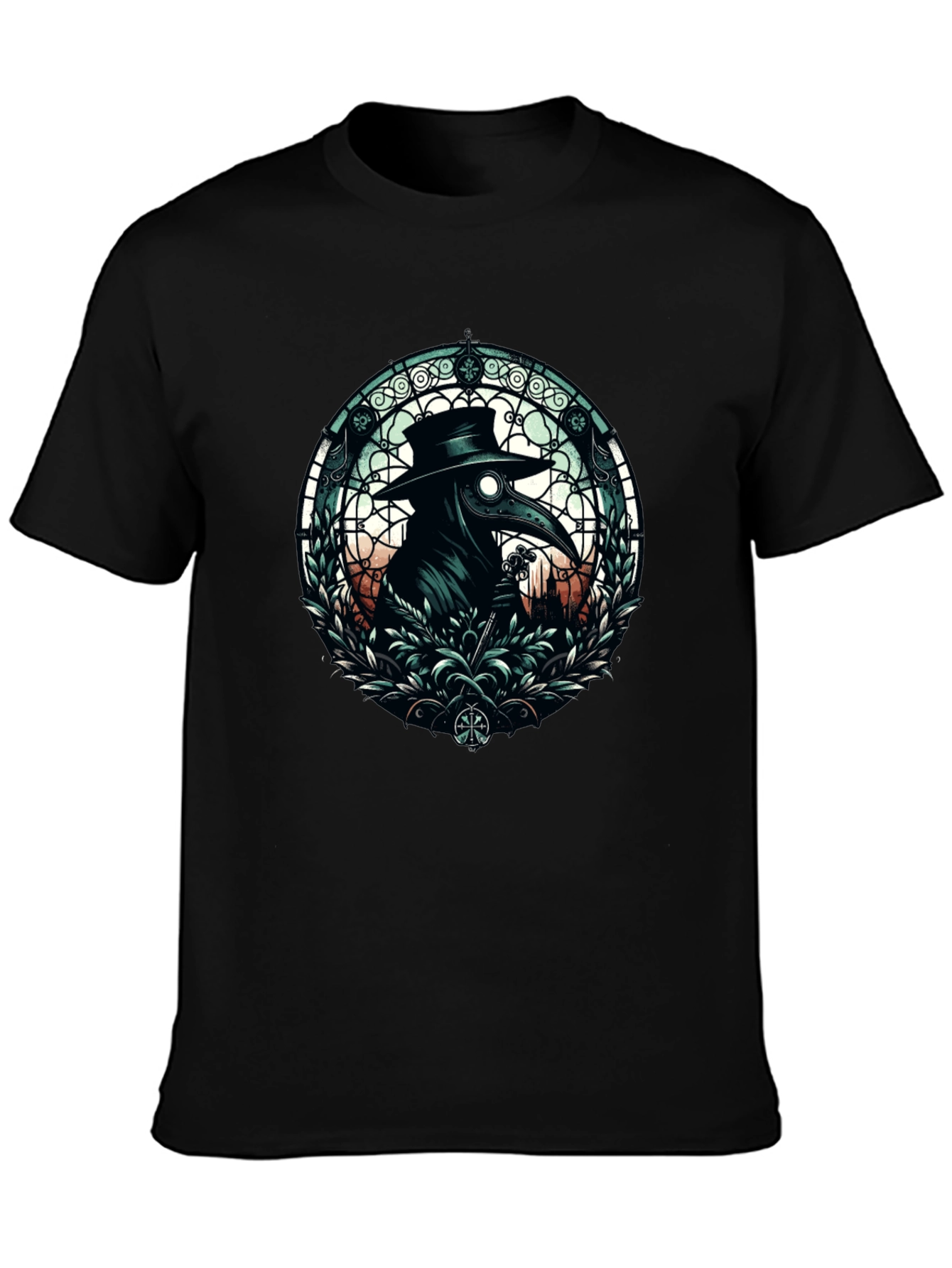 Plague Doctor T-Shirt - Gothic Style