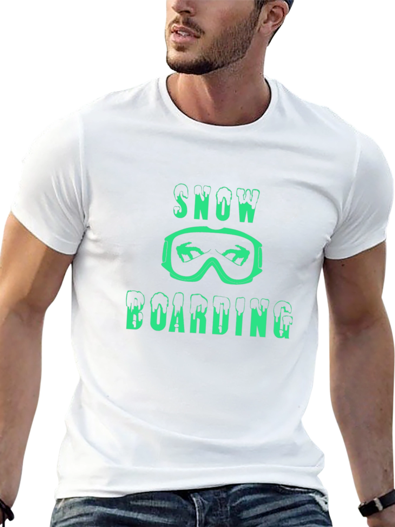 Snowboarding Graphic Tee - Cool Winter Sports Shirt