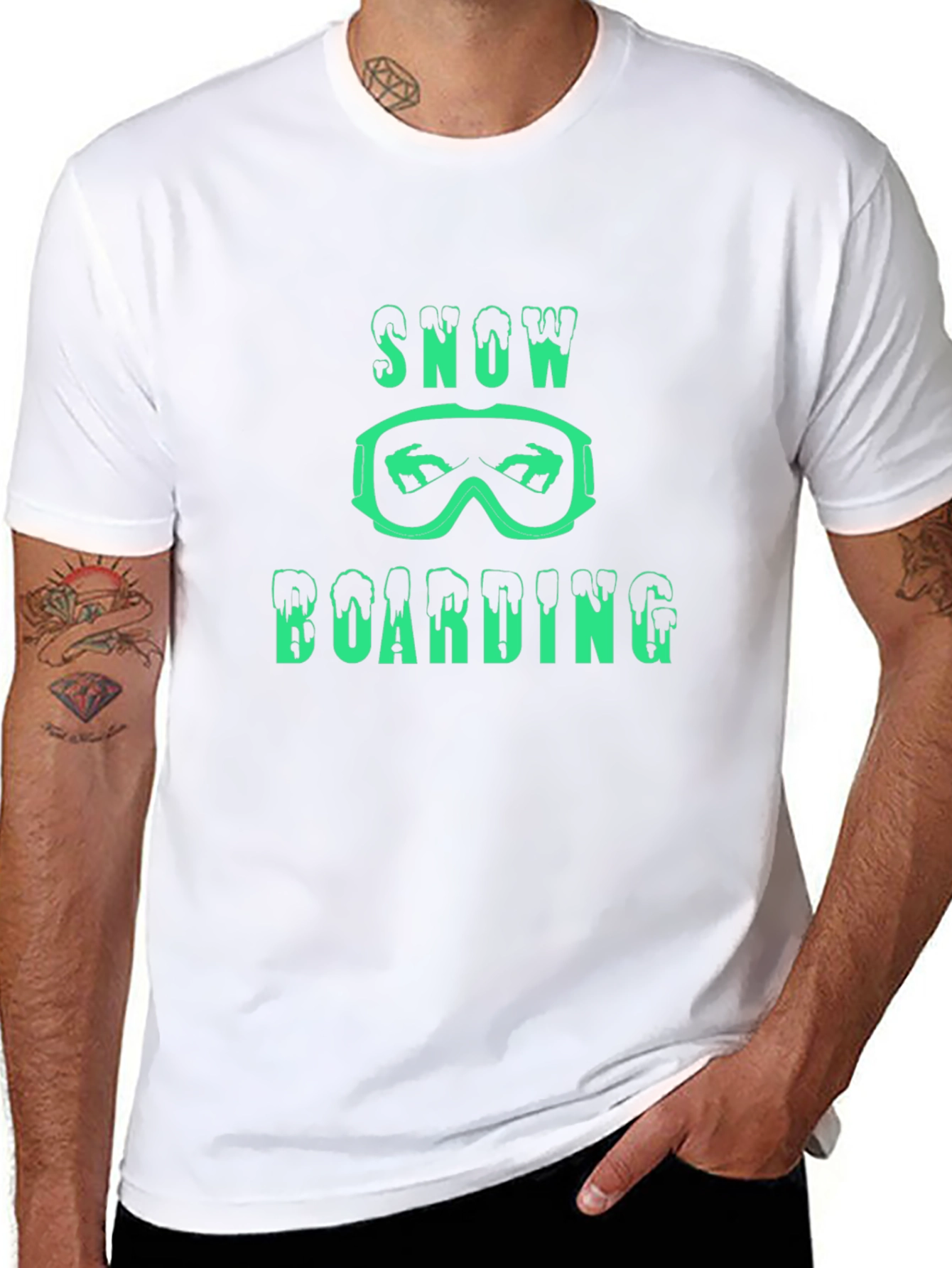 Snowboarding Graphic Tee - Cool Winter Sports Shirt