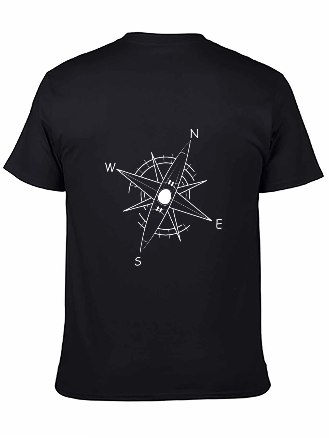 Compass Graphic T-Shirt - Black
