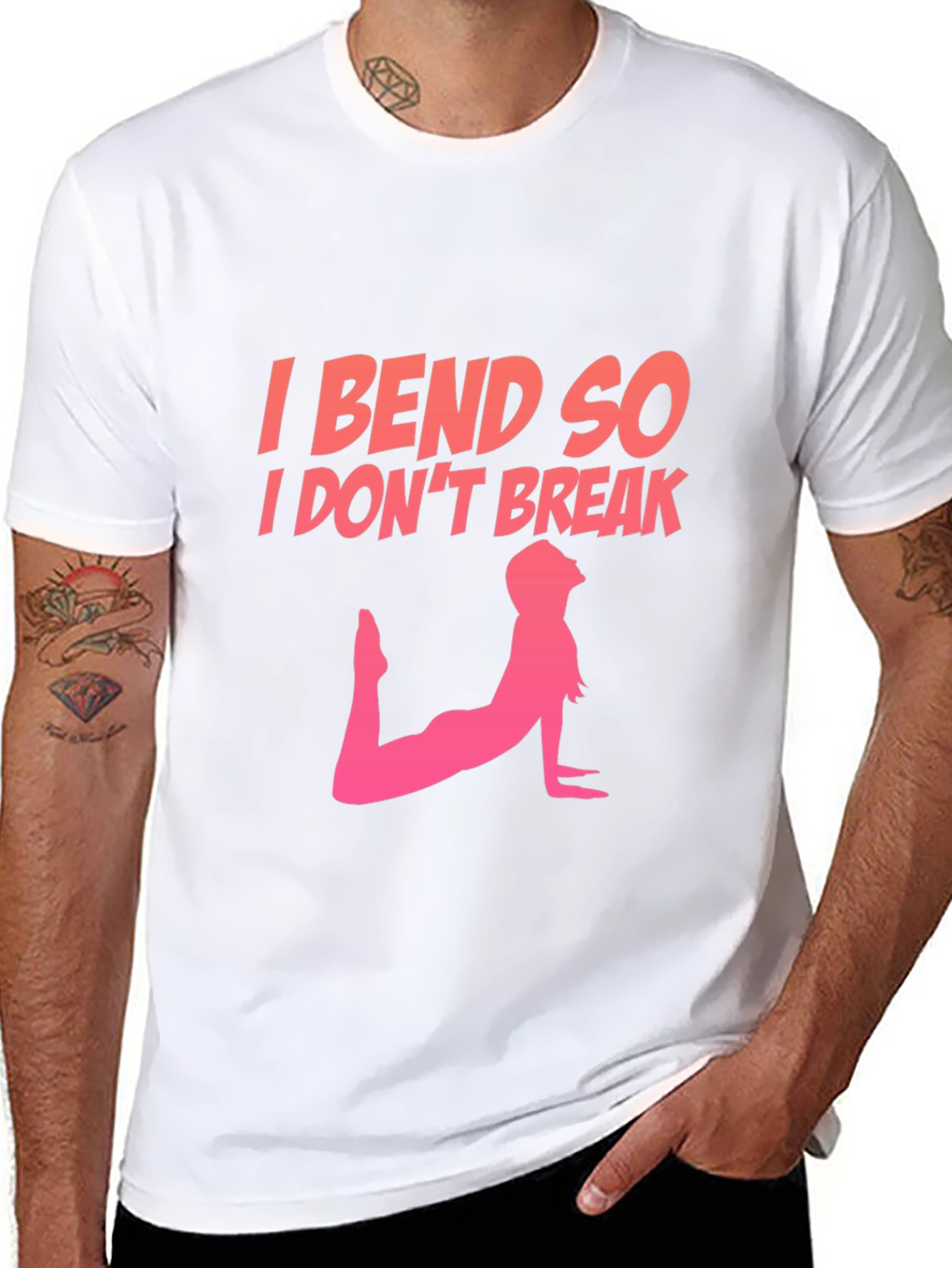 I Bend So I Dont Break Yoga T-Shirt