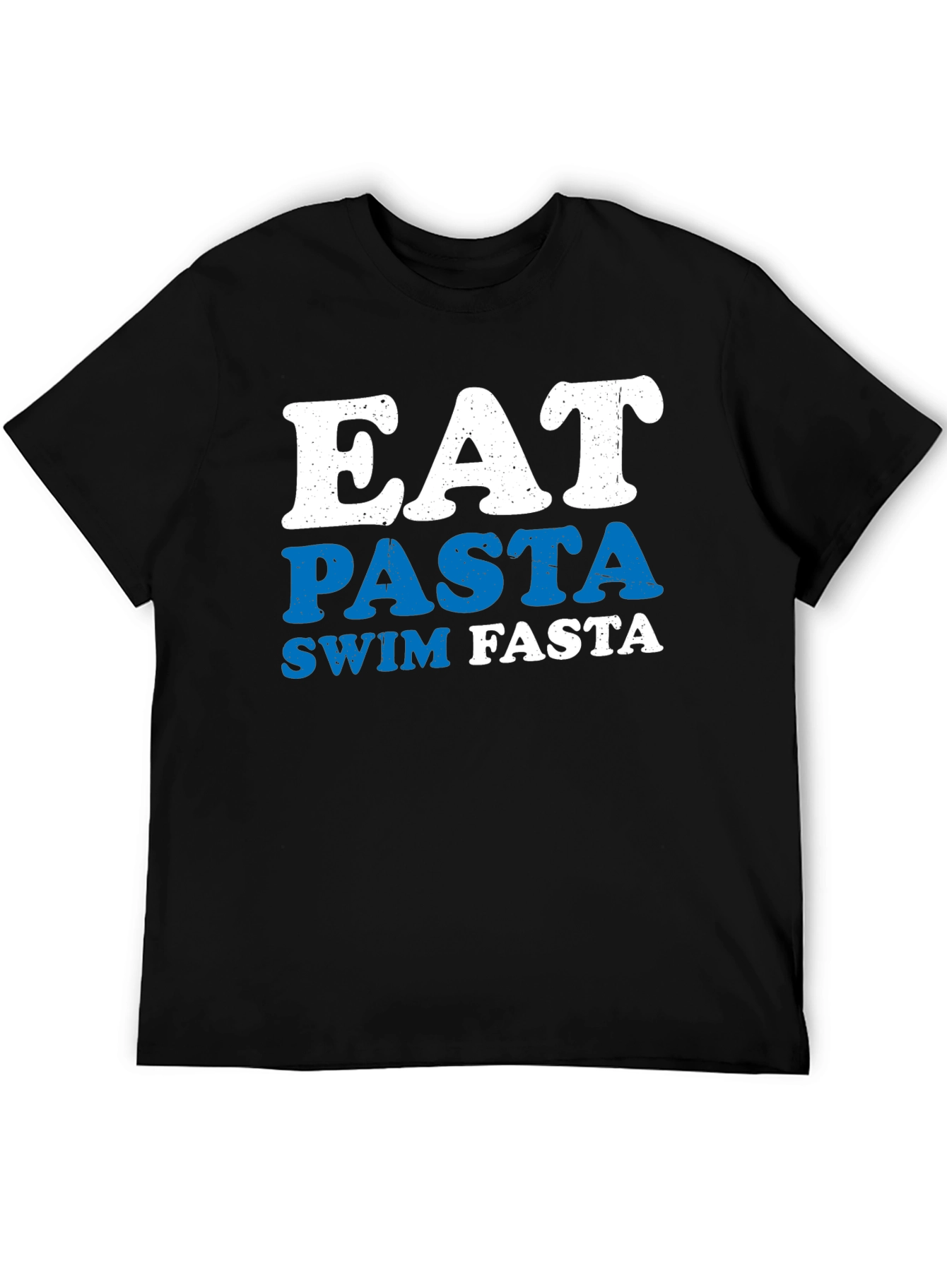 Eat Pasta Swim Fasta T-Shirt - Funny Swimmer Tee
