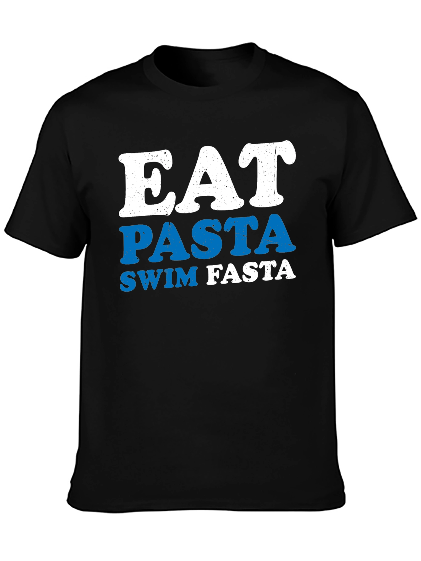 Eat Pasta Swim Fasta T-Shirt - Funny Swimmer Tee