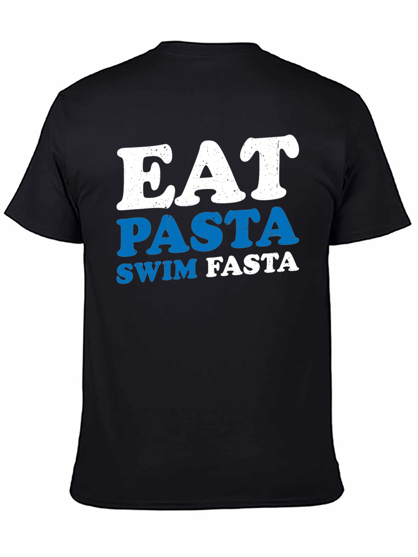 Eat Pasta Swim Fasta T-Shirt - Funny Swimmer Tee