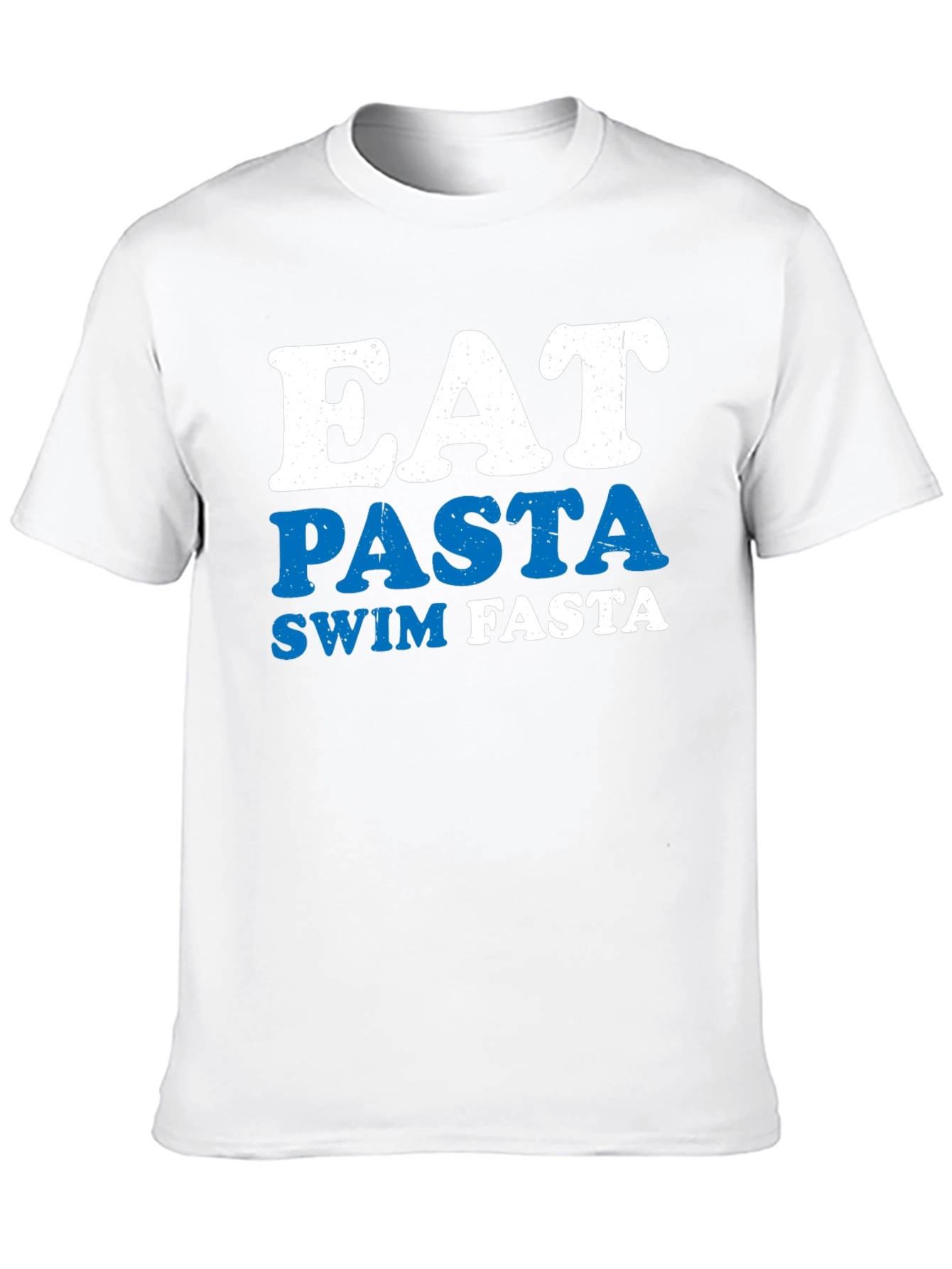 Eat Pasta Swim Fasta T-Shirt - Funny Swimmer Tee