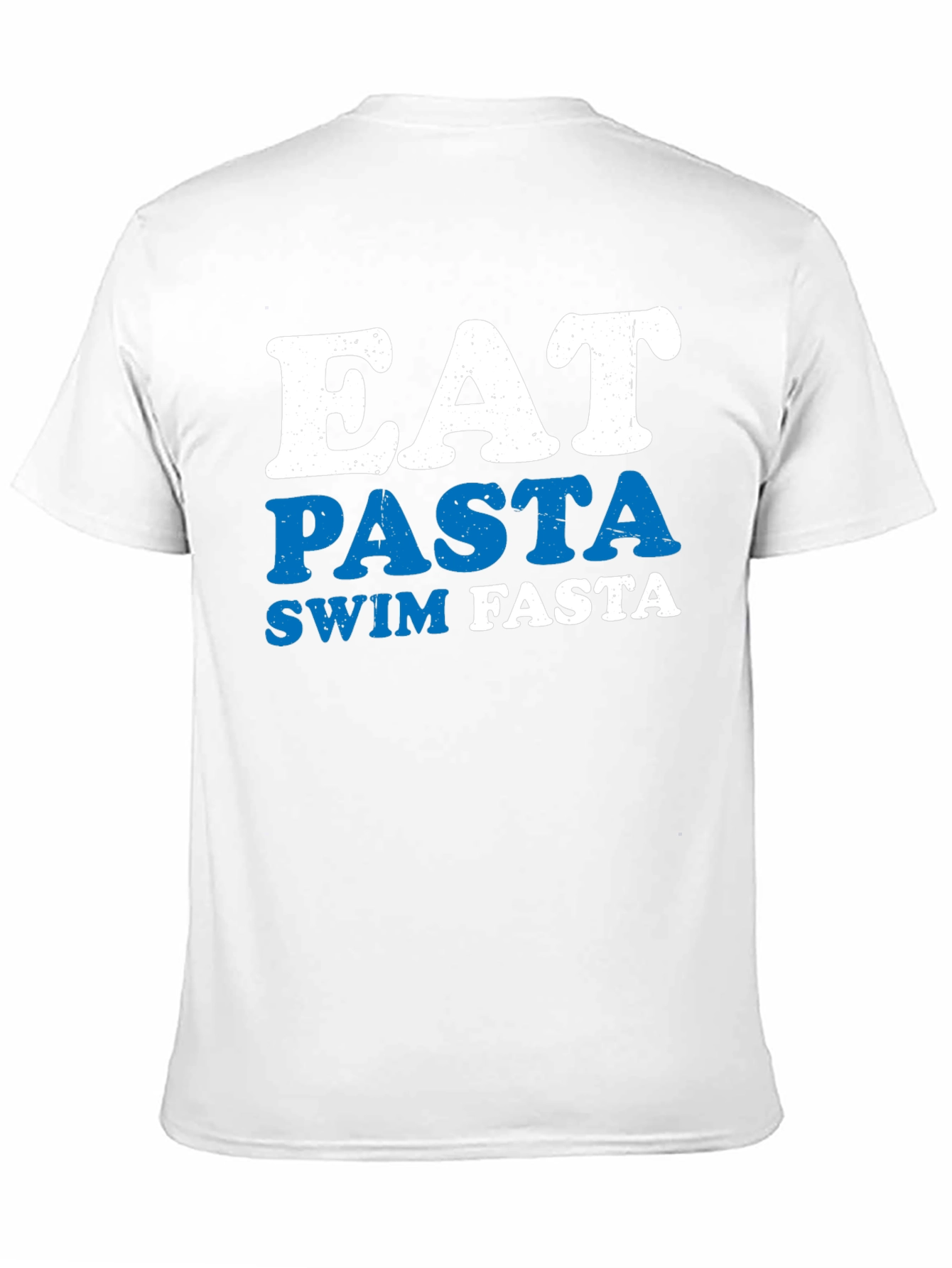 Eat Pasta Swim Fasta T-Shirt - Funny Swimmer Tee
