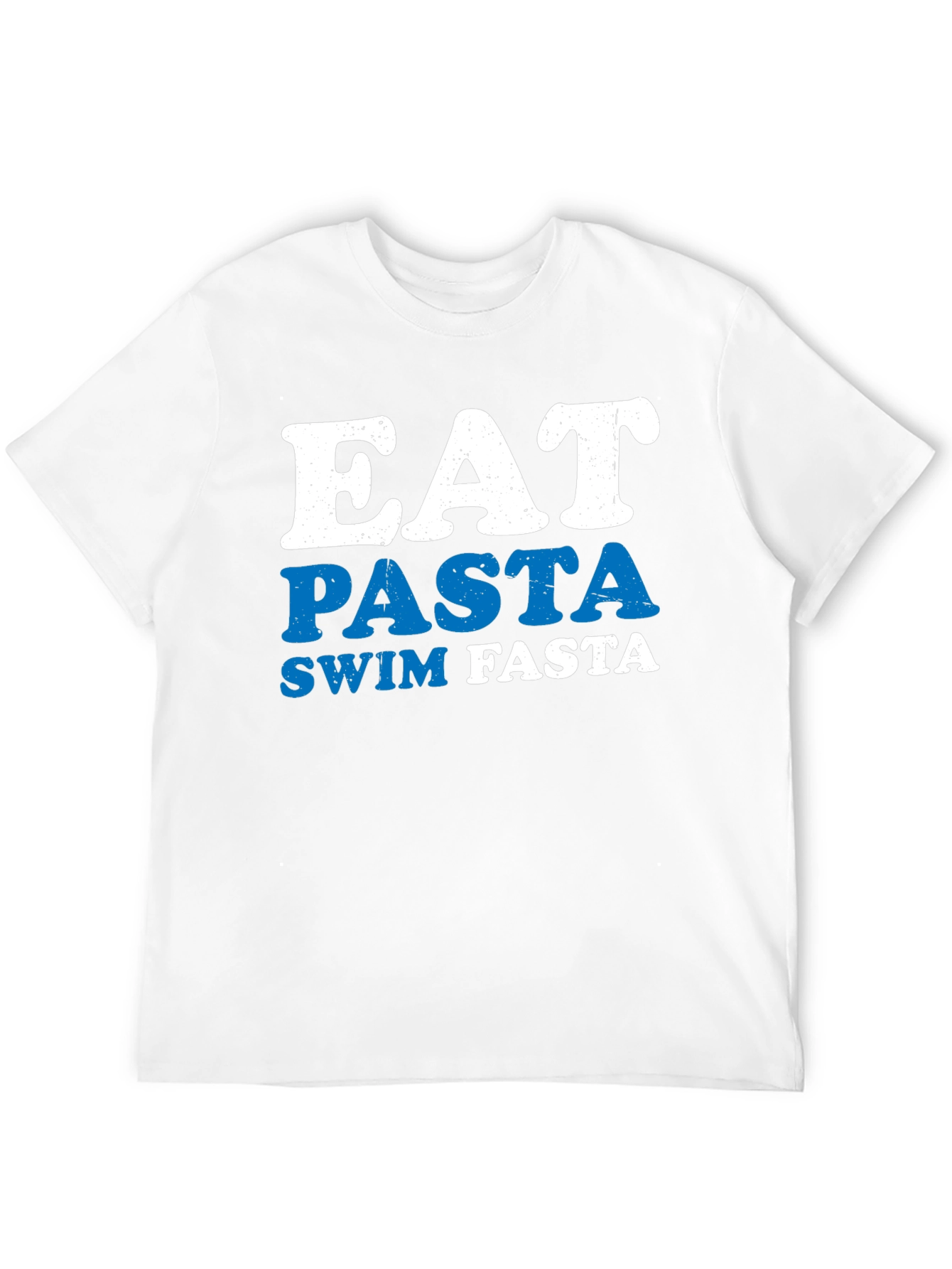 Eat Pasta Swim Fasta T-Shirt - Funny Swimmer Tee