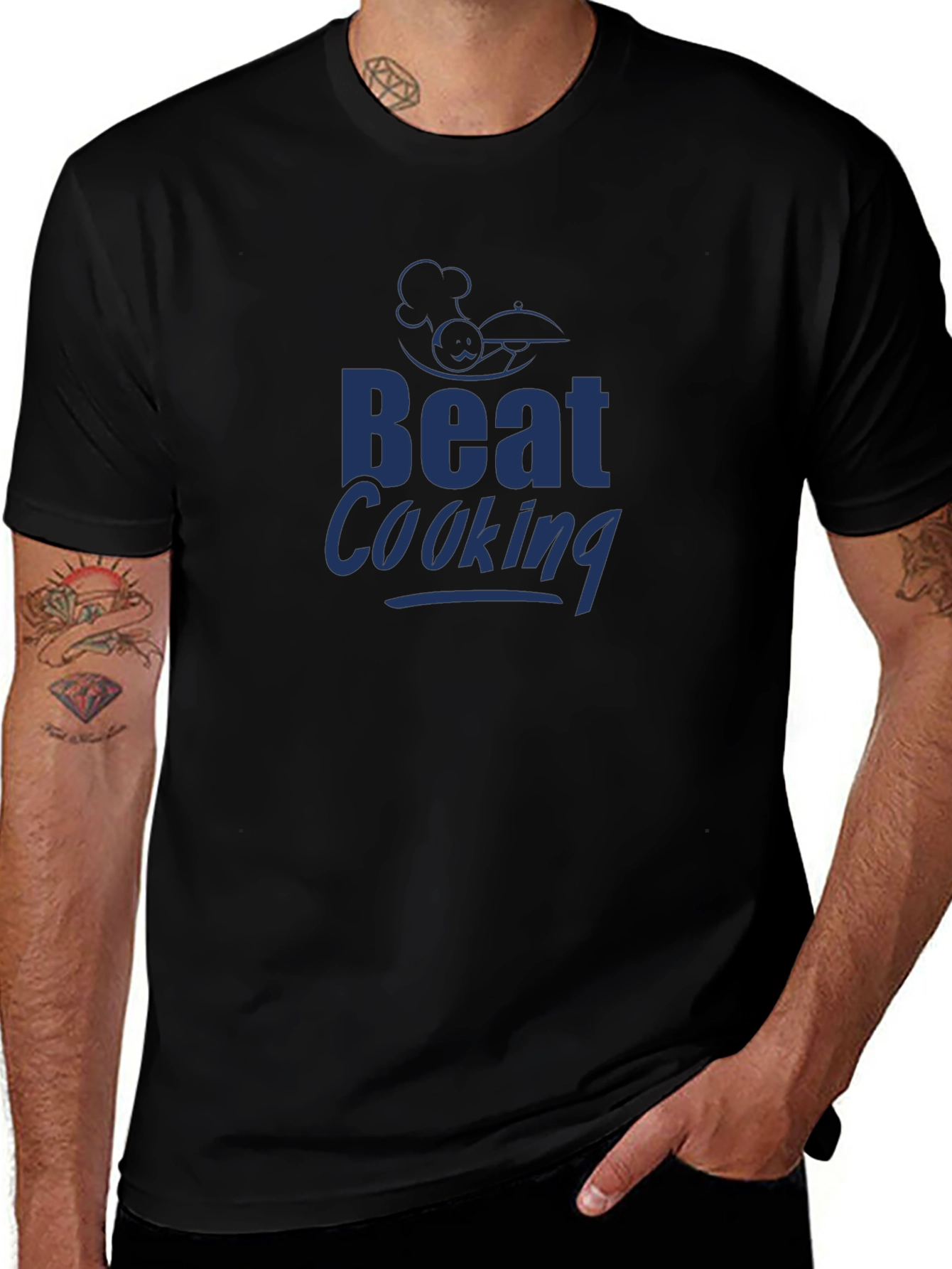 Beat Cooking T-Shirt - Fun Chef Design