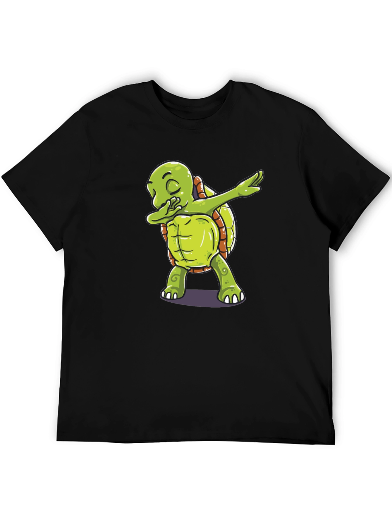 Dabbing Turtle Graphic Tee - Cool Animal T-Shirt