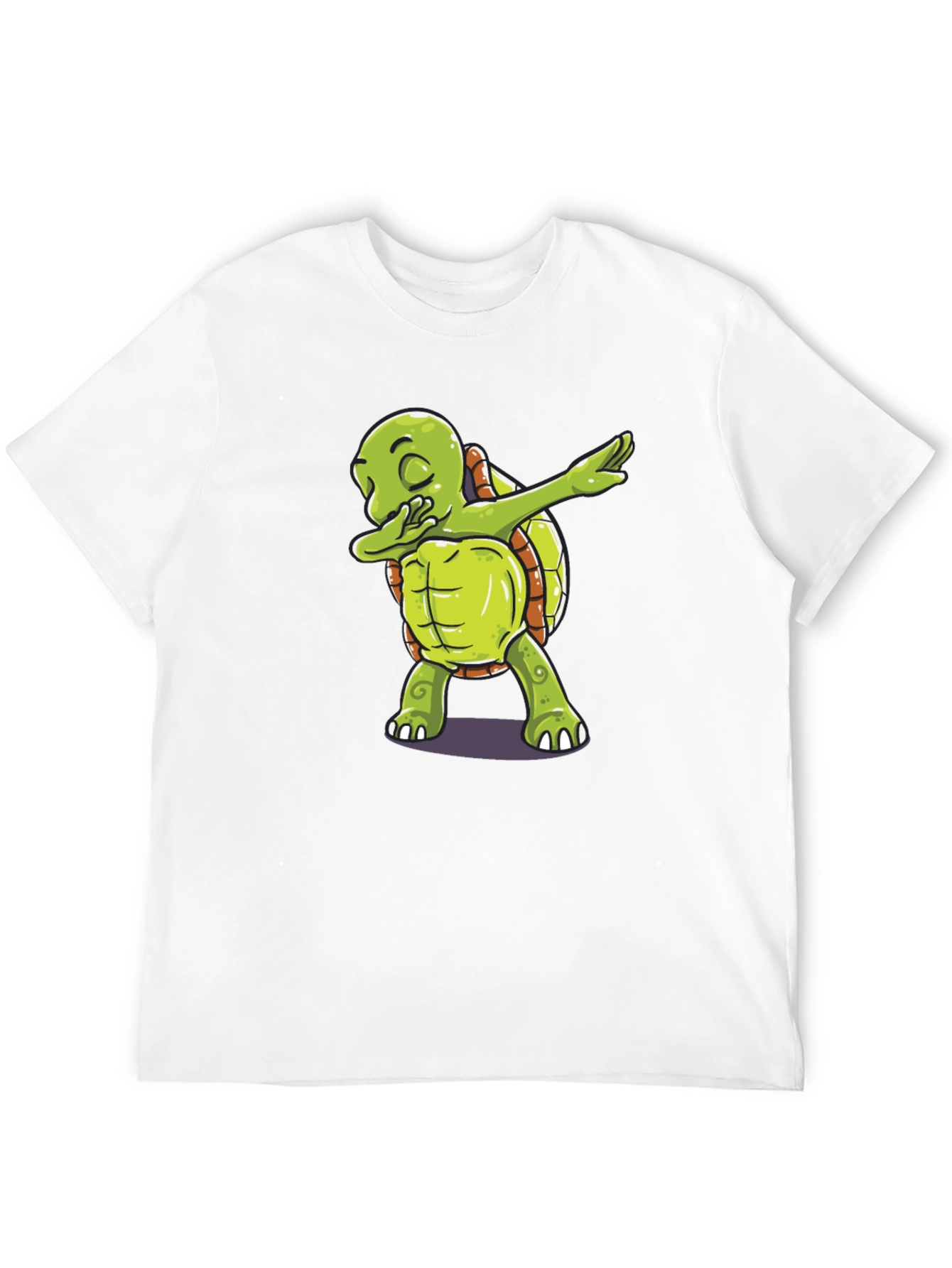 Dabbing Turtle Graphic Tee - Cool Animal T-Shirt