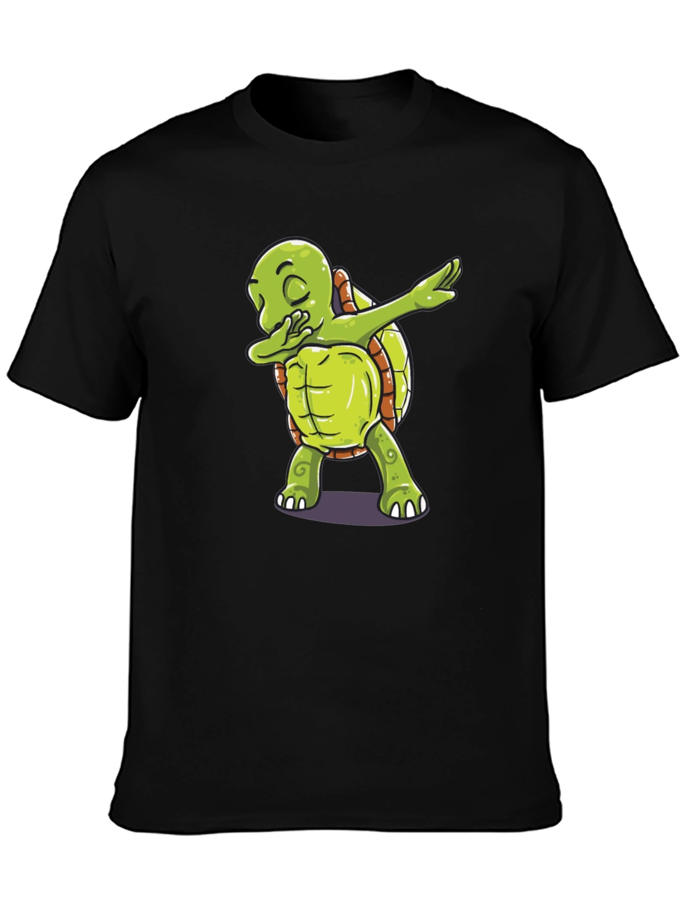 Dabbing Turtle Graphic Tee - Cool Animal T-Shirt