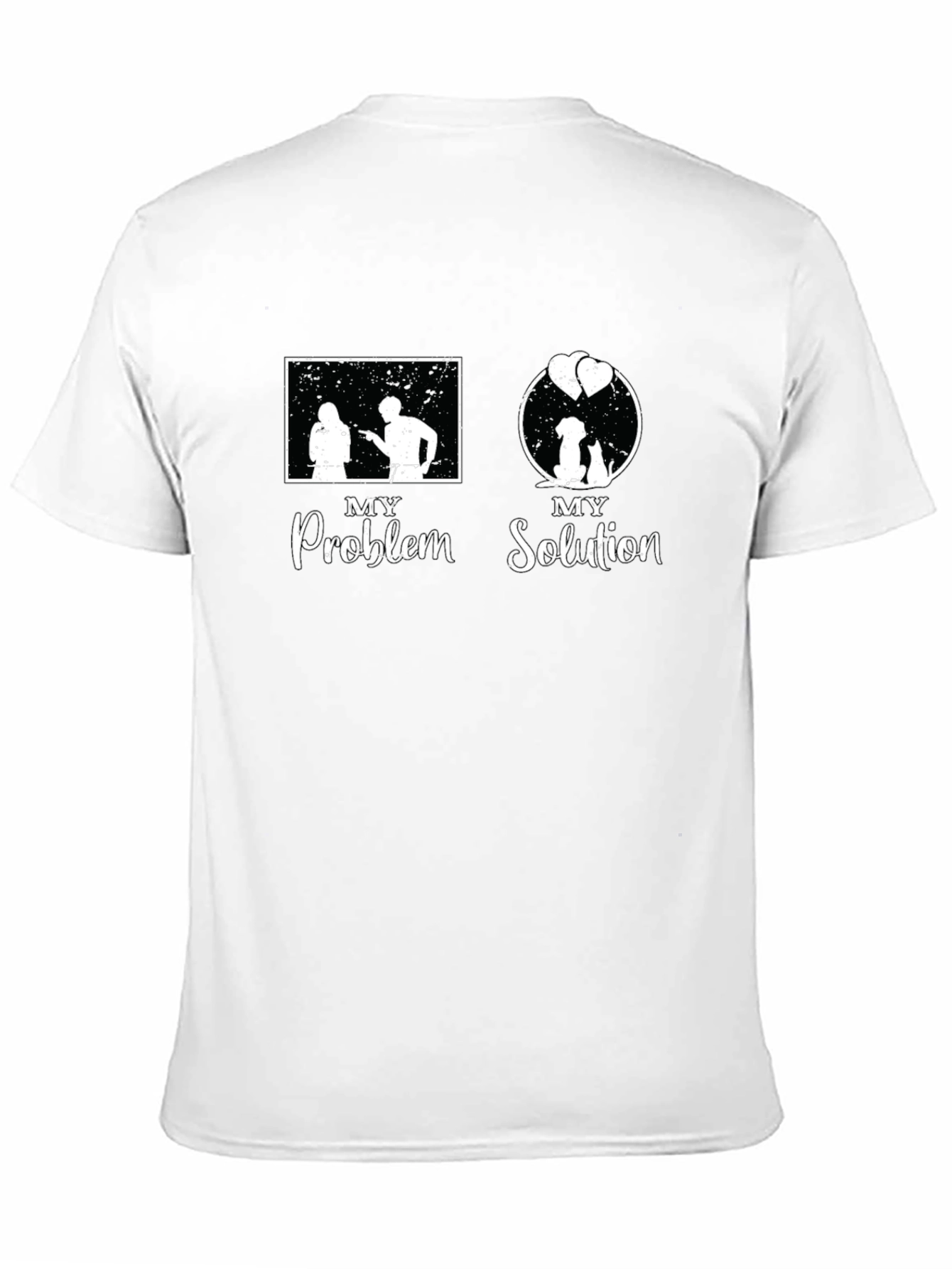 Problem Solution Dog & Cat T-Shirt