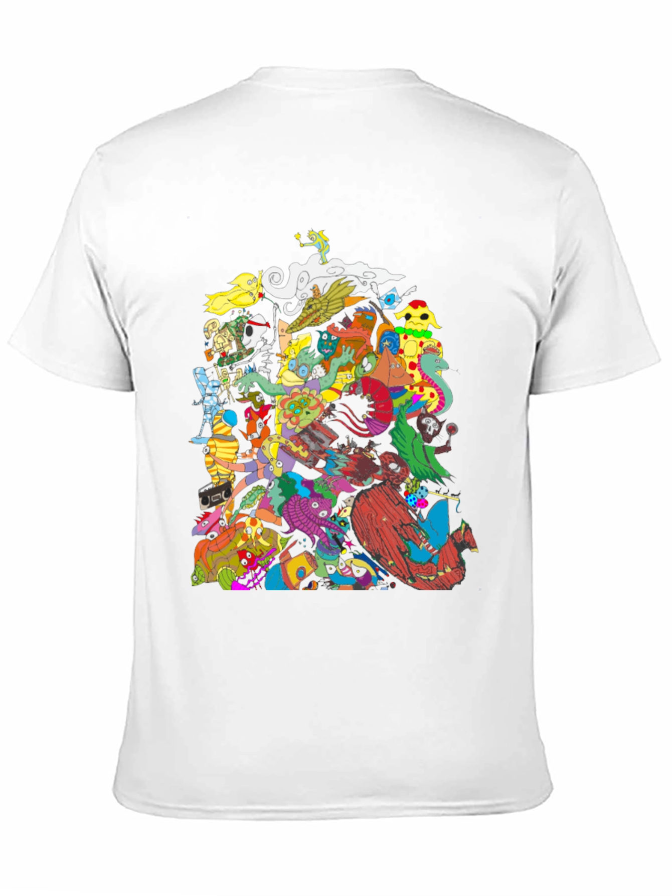 Funky Monster Mash T-Shirt - Black
