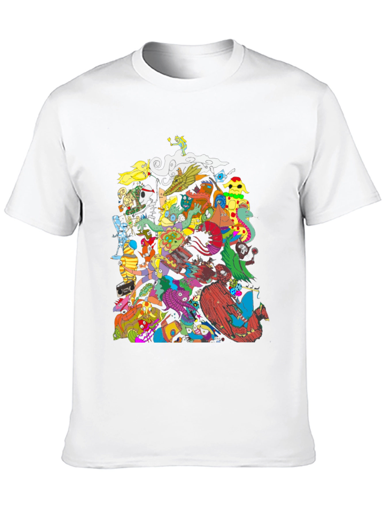 Funky Monster Mash T-Shirt - Black