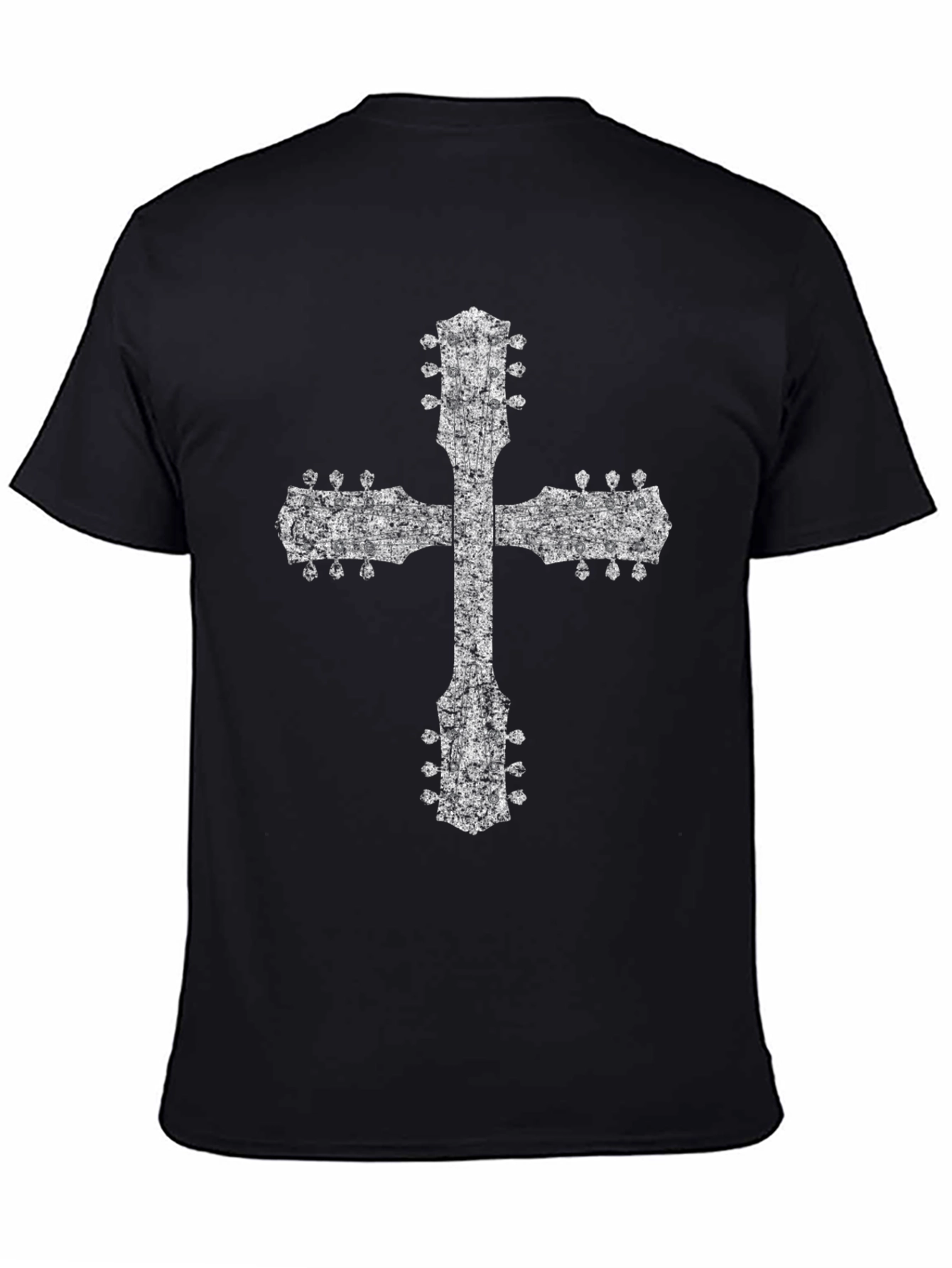 Guitar Cross T-Shirt - Rock Music Tee