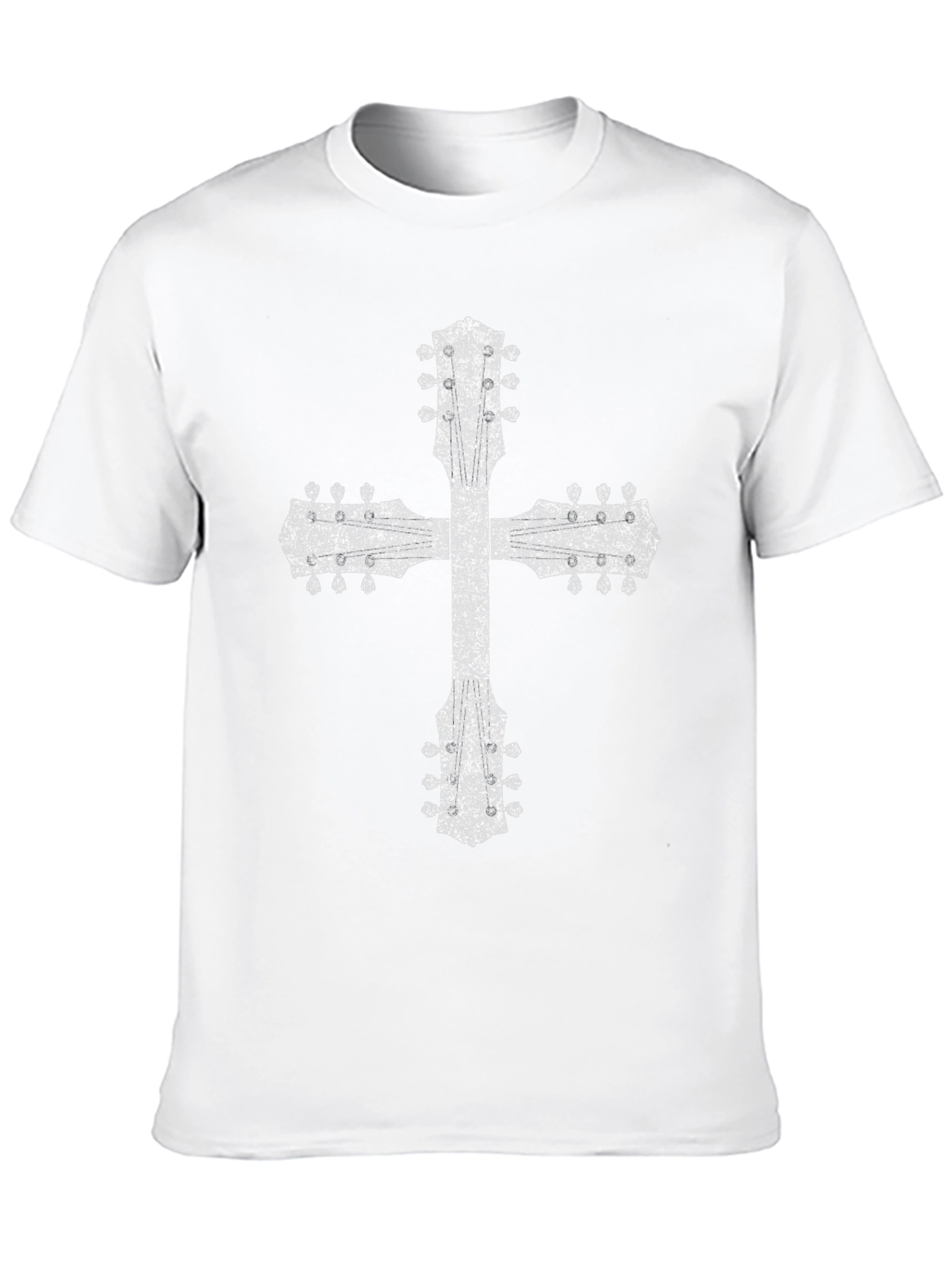 Guitar Cross T-Shirt - Rock Music Tee