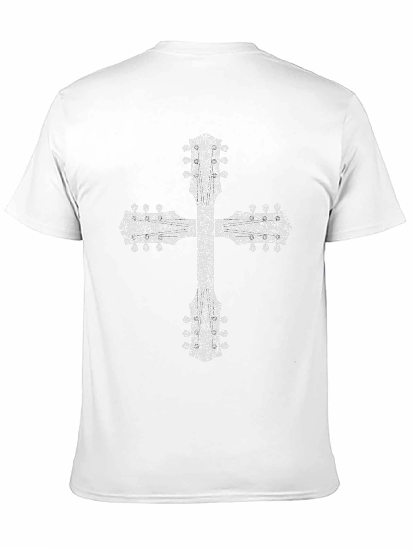 Guitar Cross T-Shirt - Rock Music Tee