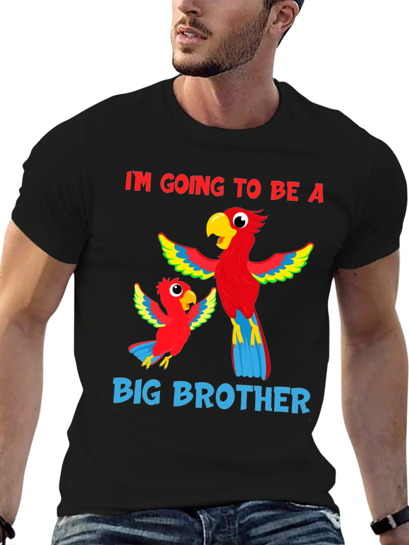 Big Brother Parrot Graphic Tee