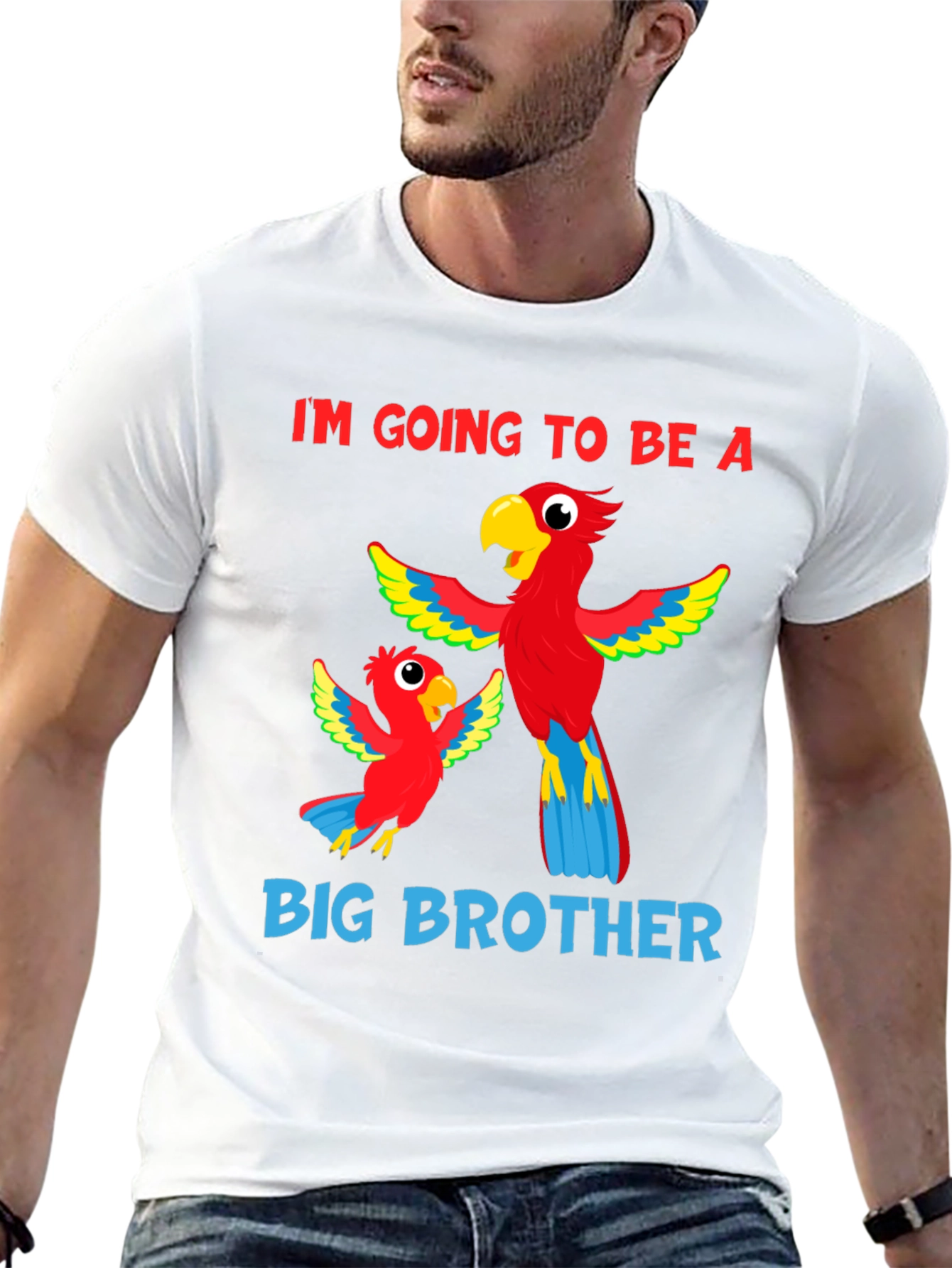 Big Brother Parrot Graphic Tee