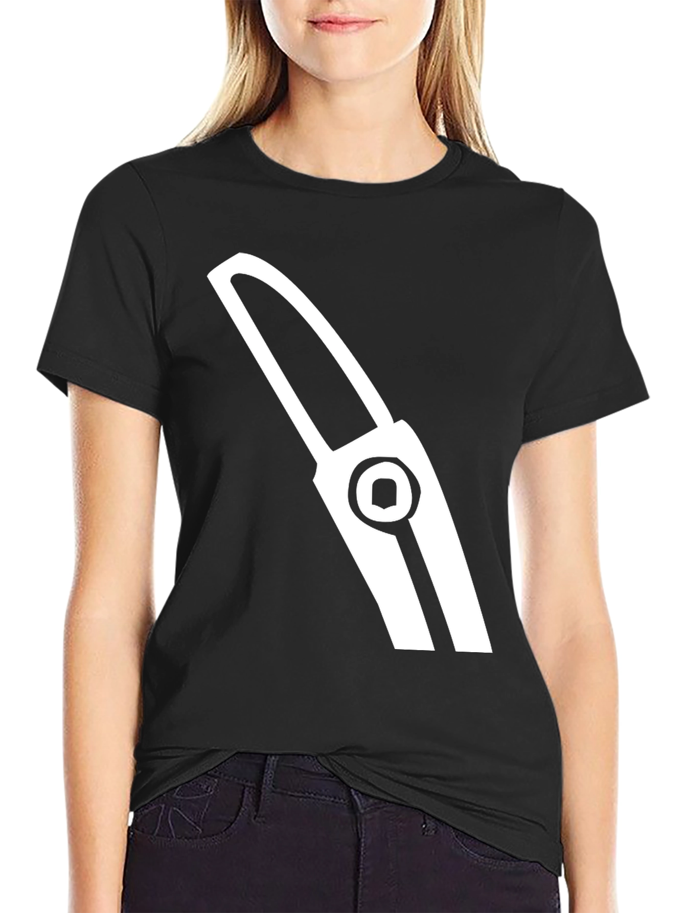 Modern Graphic Tee - Abstract Tool Design