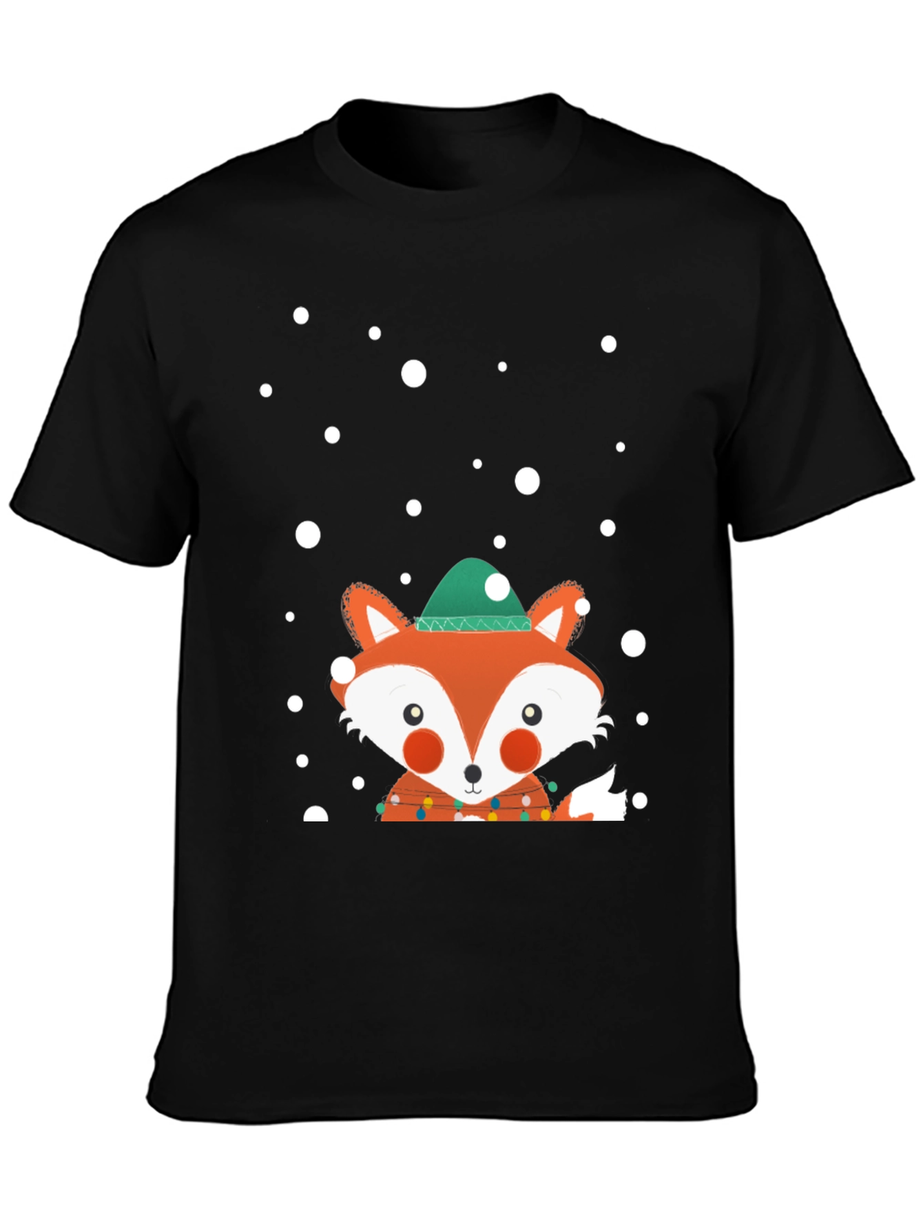 Festive Fox Tee - Holiday Fun!